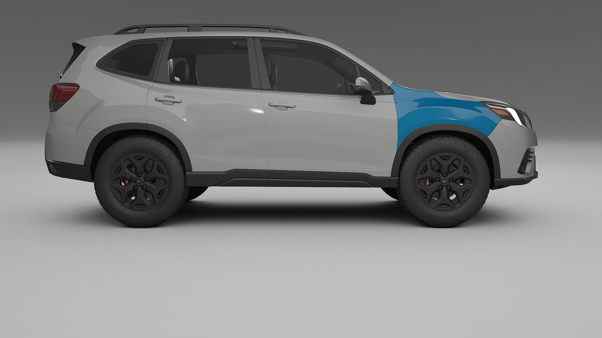 Film de Protection de Peinture Subaru Forester V SK facelift | Kit Complet Pré-découpé CrystalGuard TPU Transparent