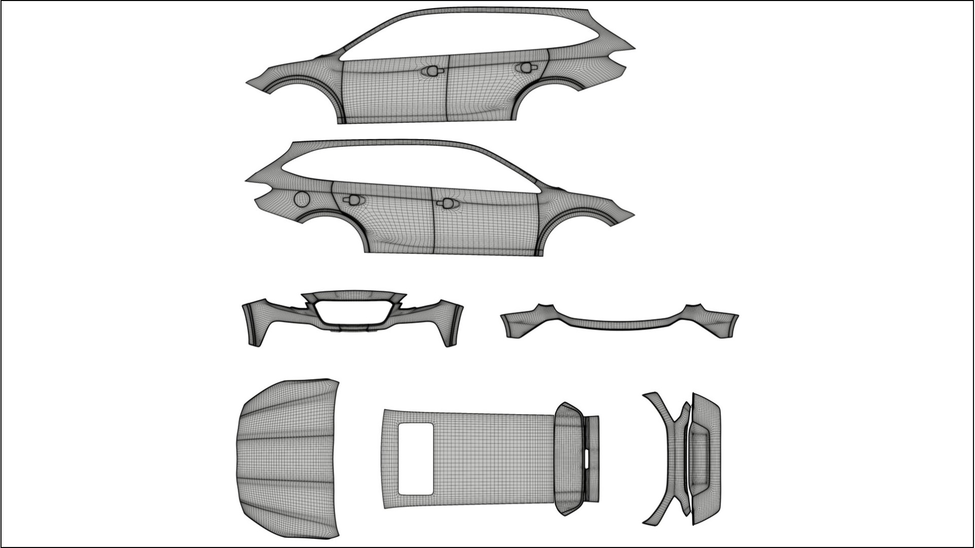 Film de Protection de Peinture Subaru Outback VI BS prefacelift | Kit Complet Pré-découpé CrystalGuard TPU Transparent 2