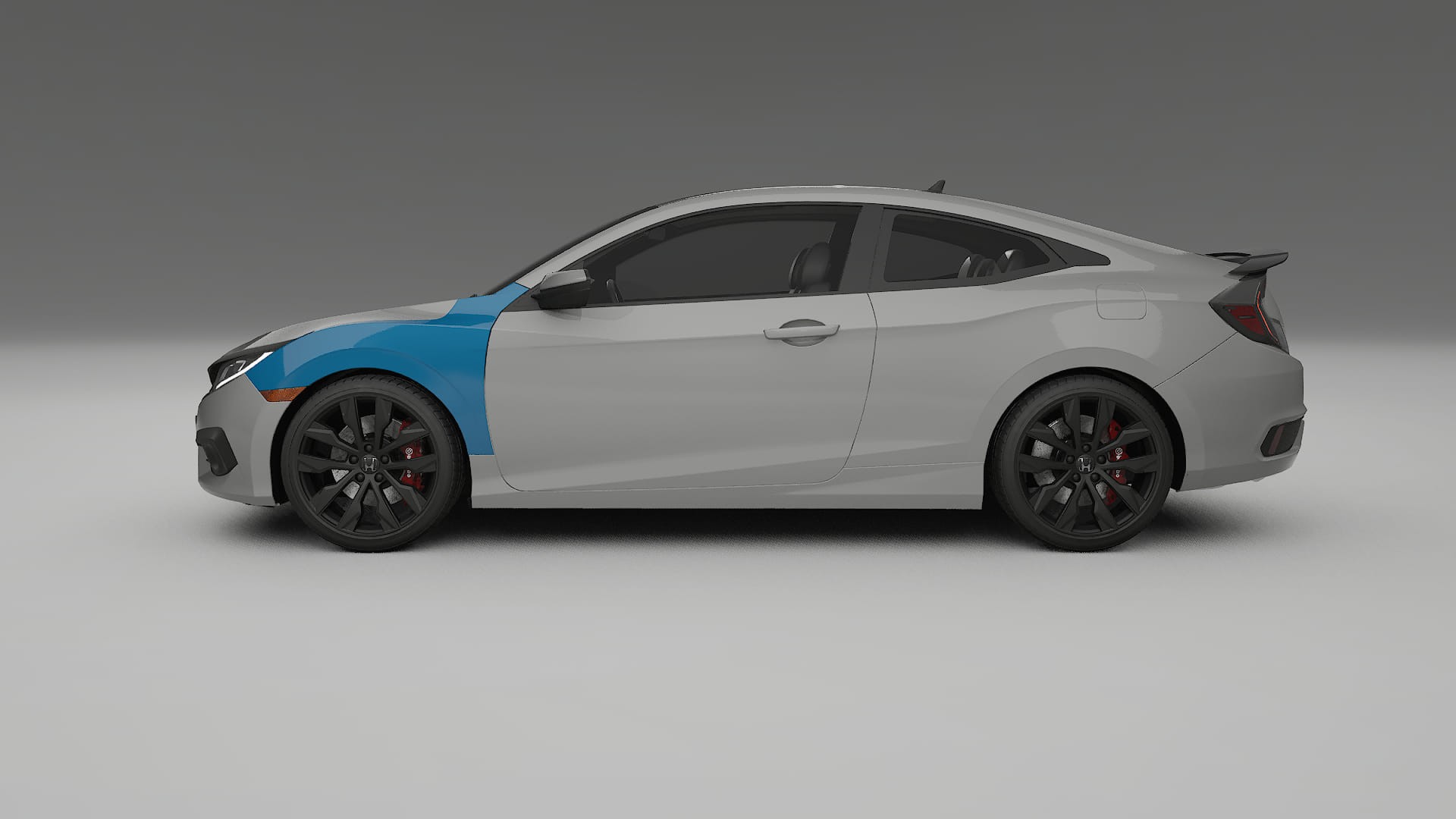 Film de Protection de Peinture Honda Civic coupé prefacelift | Kit Complet Pré-découpé CrystalGuard TPU Transparent