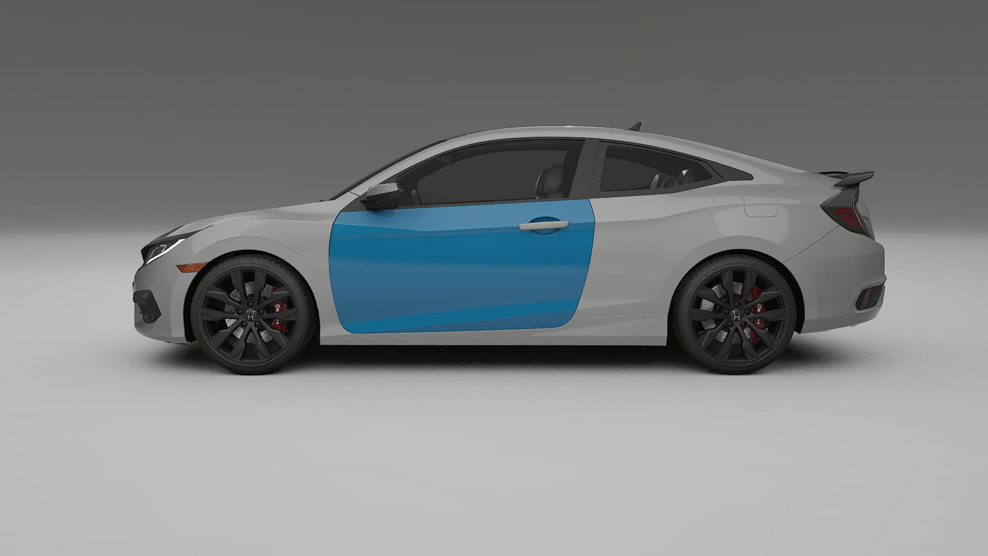 Film de Protection de Peinture Honda Civic coupé prefacelift | Kit Complet Pré-découpé CrystalGuard TPU Transparent
