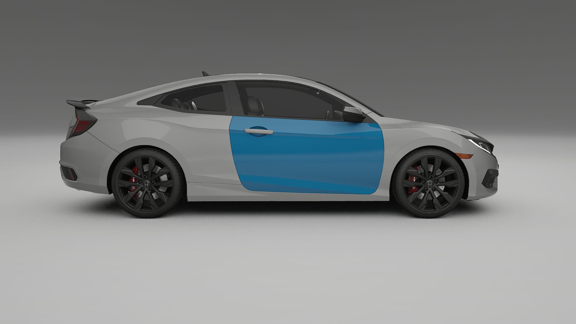 Film de Protection de Peinture Honda Civic coupé prefacelift | Kit Complet Pré-découpé CrystalGuard TPU Transparent