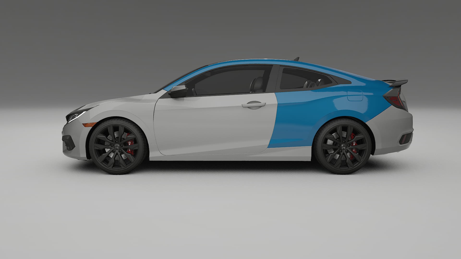 Film de Protection de Peinture Honda Civic coupé prefacelift | Kit Complet Pré-découpé CrystalGuard TPU Transparent