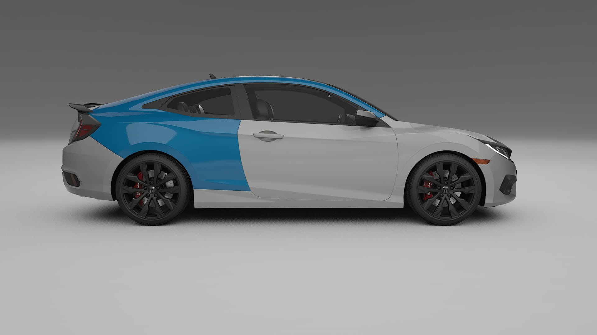 Film de Protection de Peinture Honda Civic coupé prefacelift | Kit Complet Pré-découpé CrystalGuard TPU Transparent