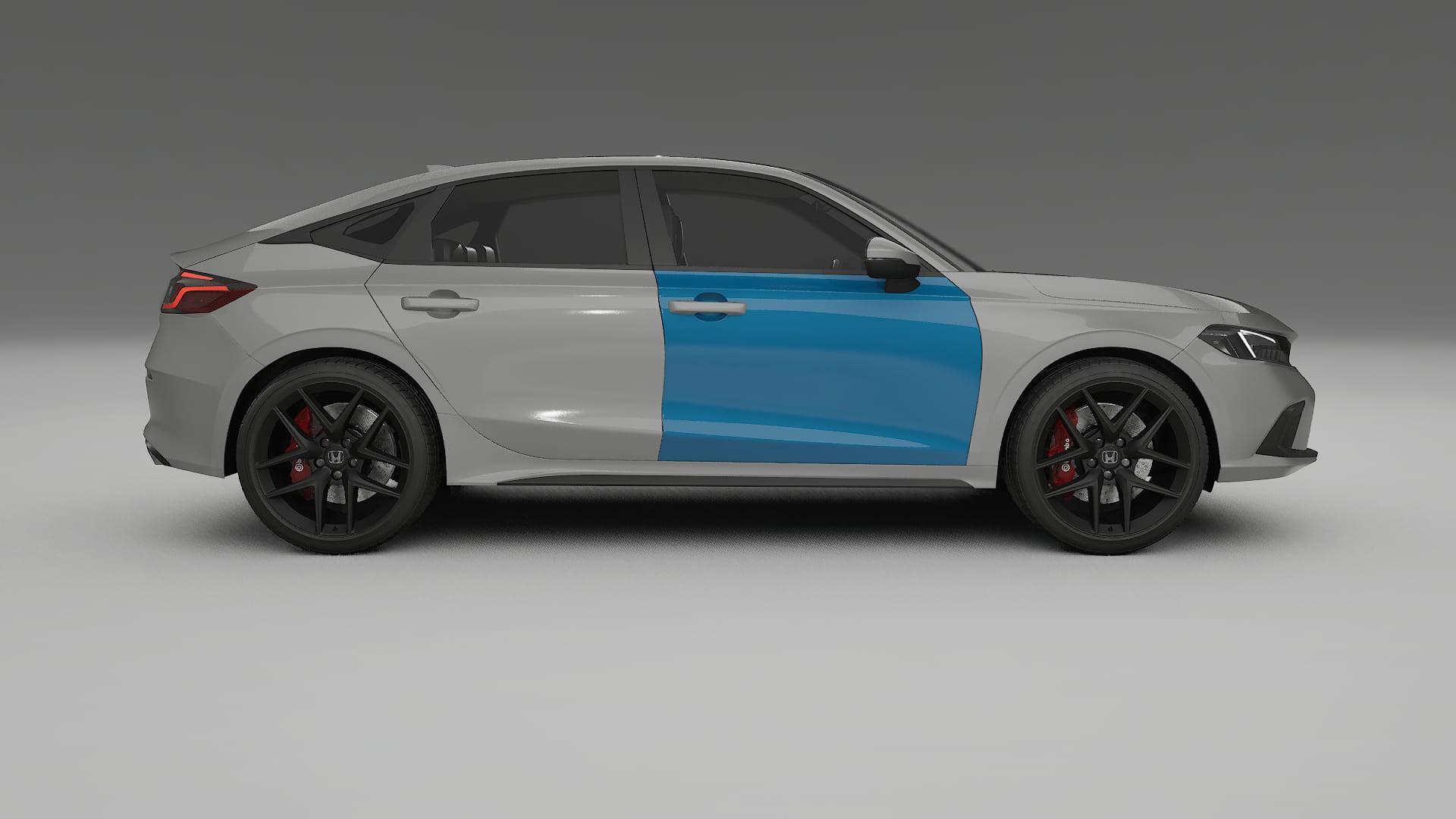 Film de Protection de Peinture Honda Civic berline à hayon | Kit Complet Pré-découpé CrystalGuard TPU Transparent