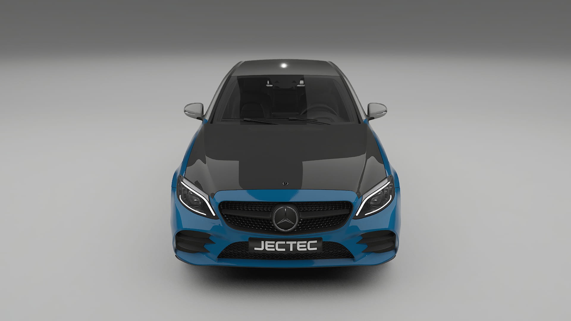 Film de Protection de Peinture Mercedes C-class W205 AMG berline | Kit Avant CrystalGuard avec Capot Carbone