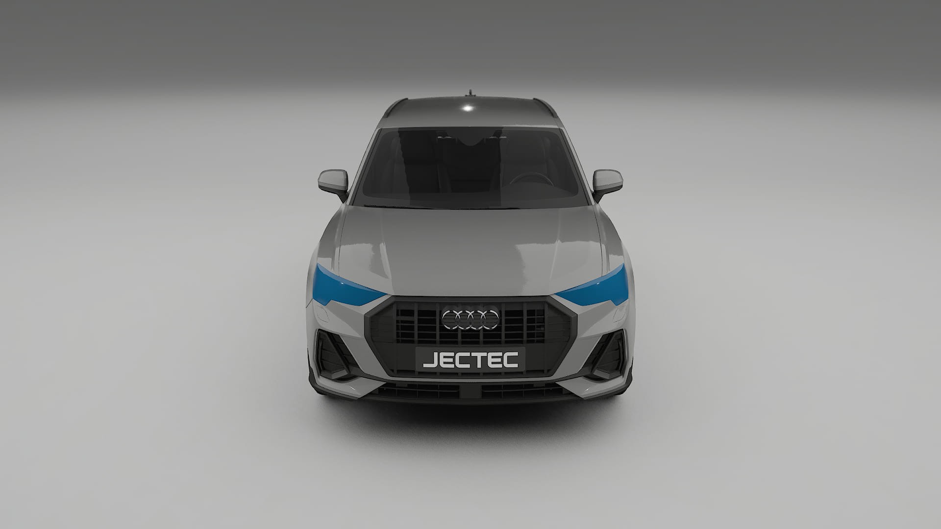 Film de Protection de Peinture Audi Q3 S-Line F3 | CrystalGuard TPU Transparent PPF Kit de Protection Avant