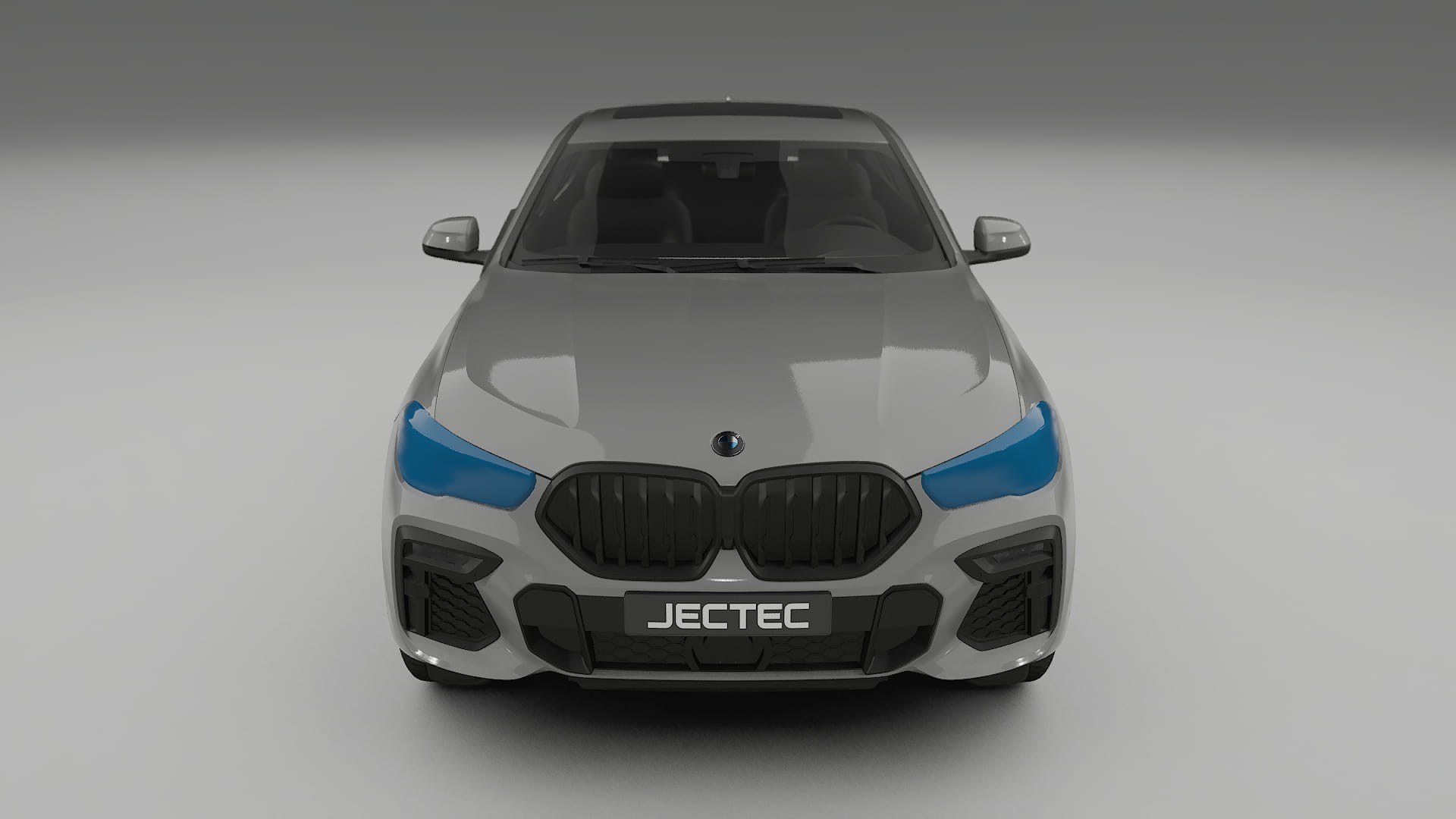 Film de Protection de Peinture BMW X6 G06 F96 | CrystalGuard TPU Transparent PPF Kit de Protection Avant