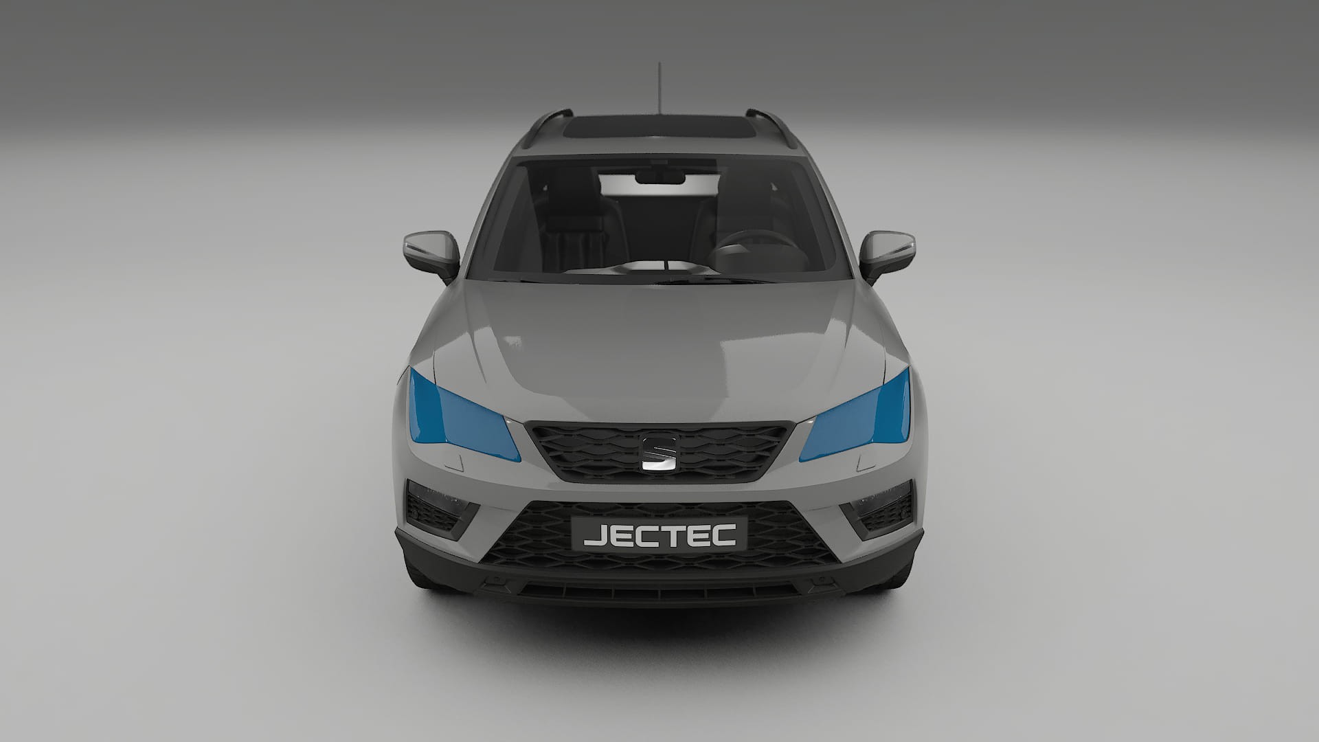 Film de Protection de Peinture Seat Ateca KH7 | CrystalGuard TPU Transparent PPF Kit de Protection Avant