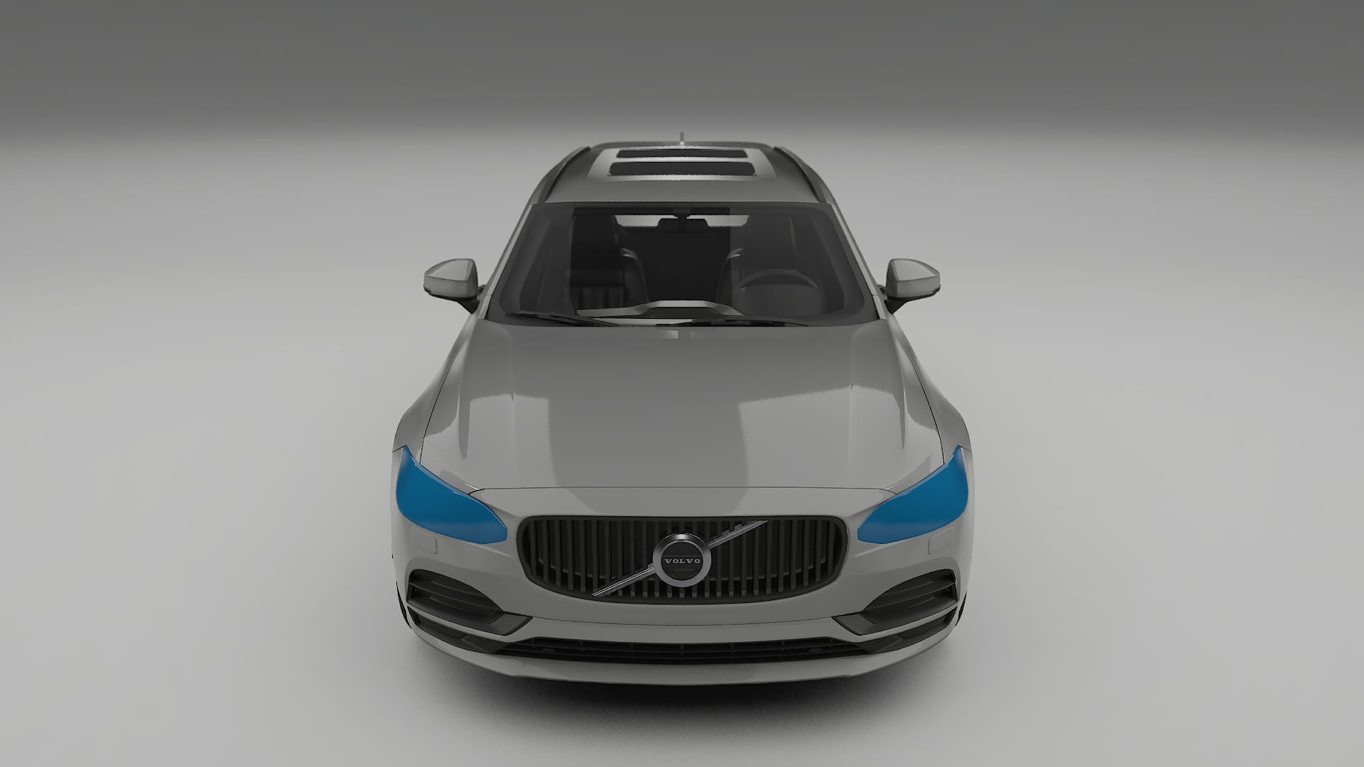 Film de Protection de Peinture Volvo V90 P5 | CrystalGuard TPU Transparent PPF Kit de Protection Avant