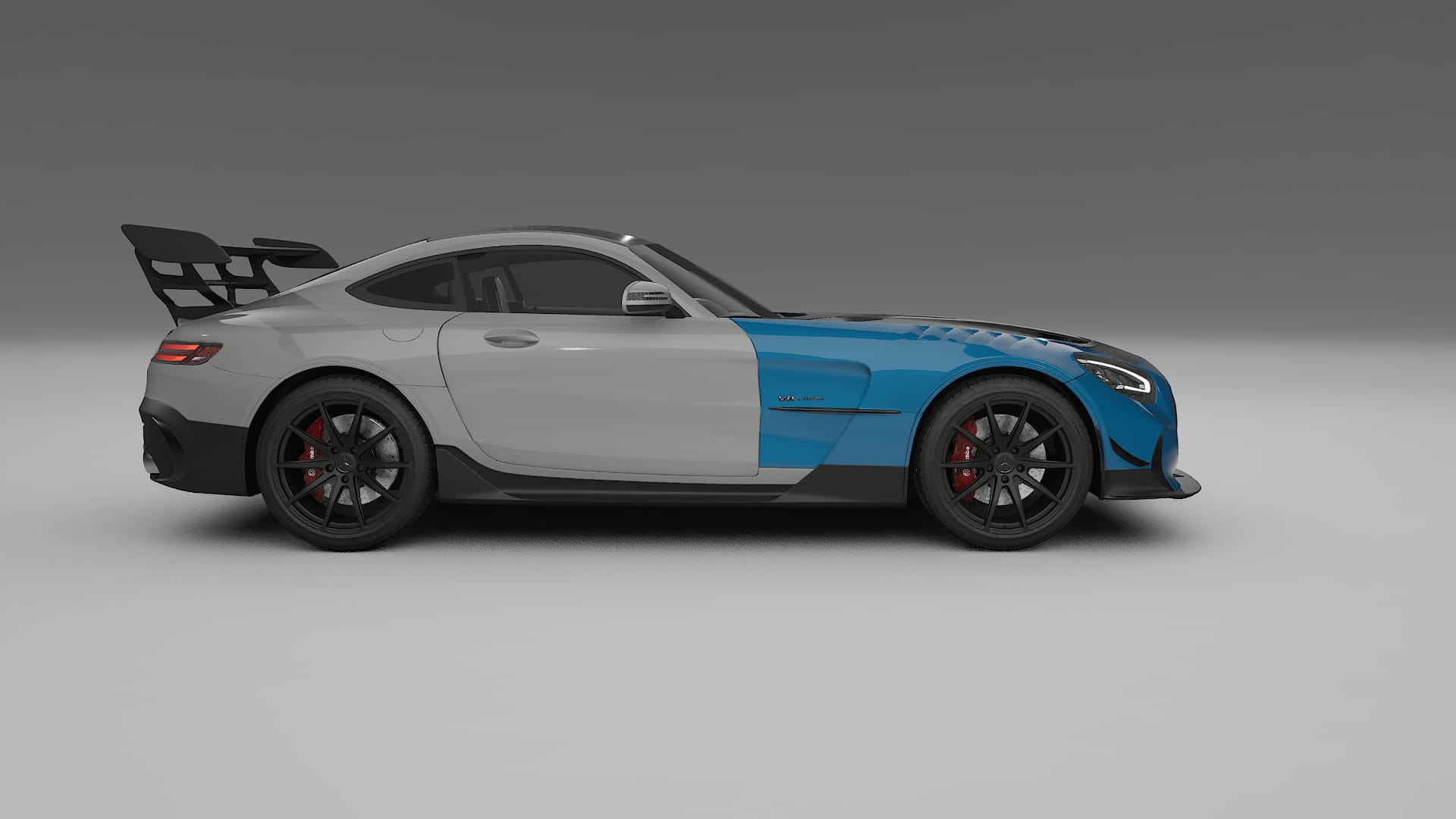 Film de Protection de Peinture Mercedes AMG GT Black Series C192 coupé | Kit Avant CrystalGuard avec Capot Carbone