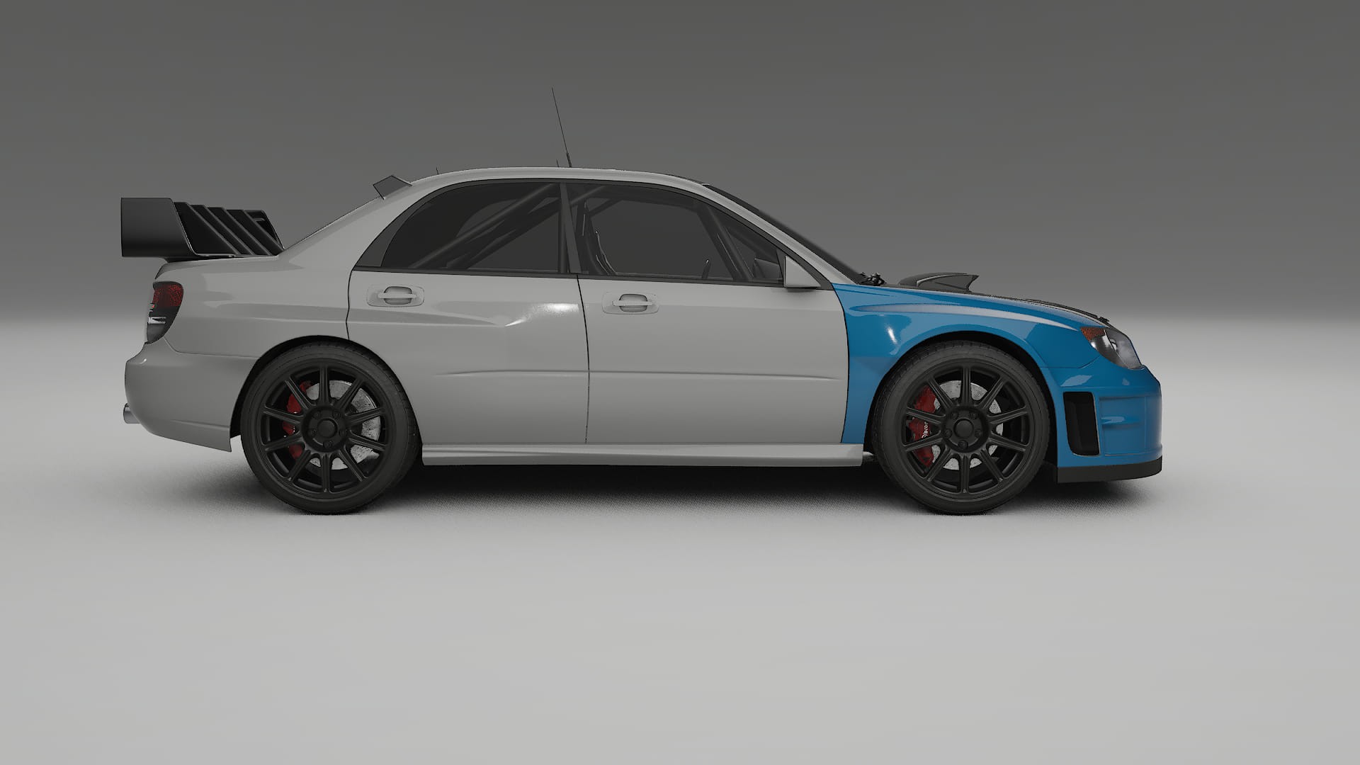 Film de Protection de Peinture Subaru Impreza WRC GD | Kit Avant CrystalGuard avec Capot Carbone