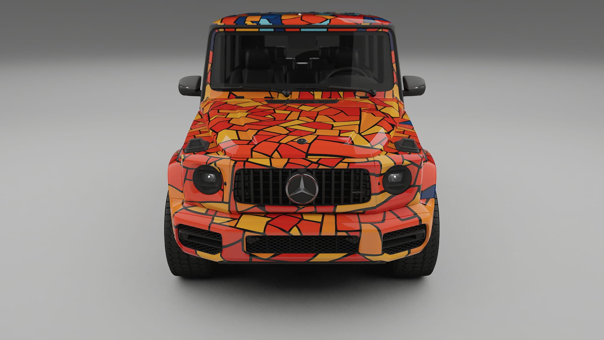 Mercedes G63 AMG W463A BARCELONA Designed Wrap PPF Kit – Printable Polyurethane Film