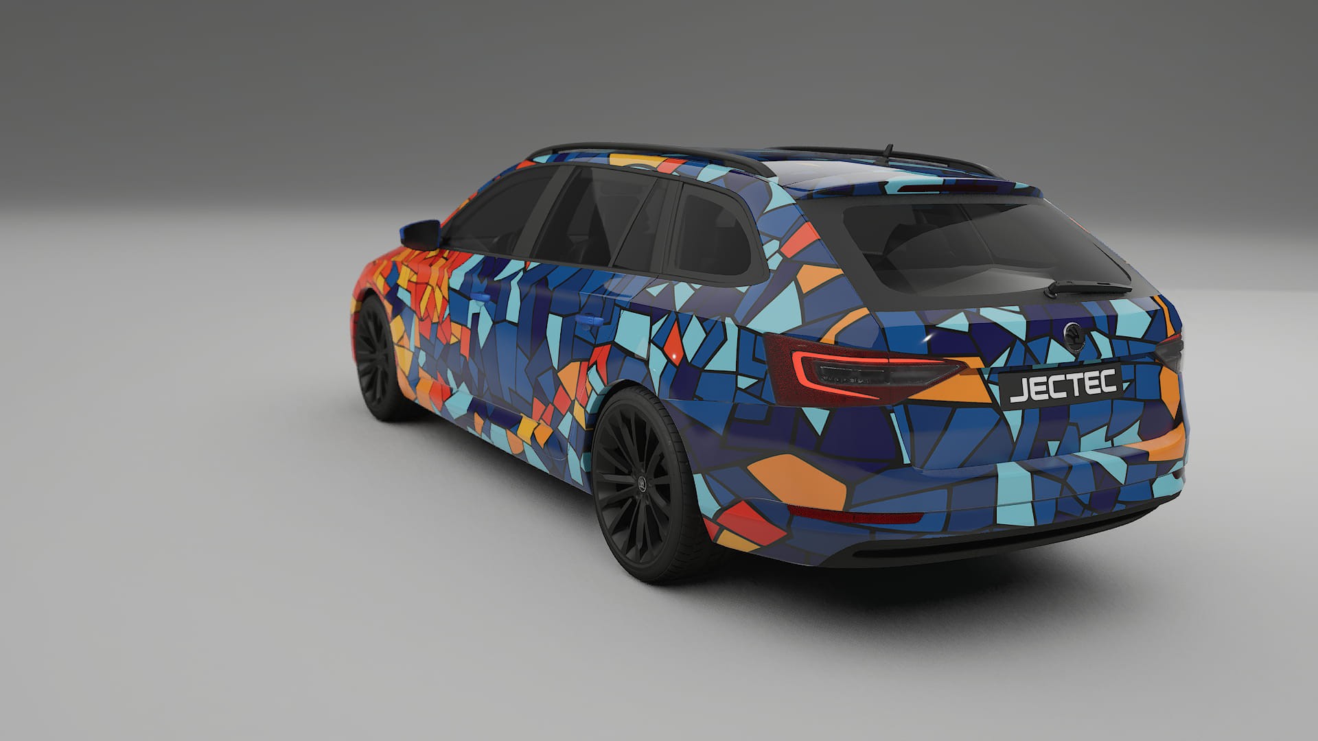 Škoda Superb B8 BARCELONA – Kit Wrap PPF Design en Film Polyuréthane Imprimable