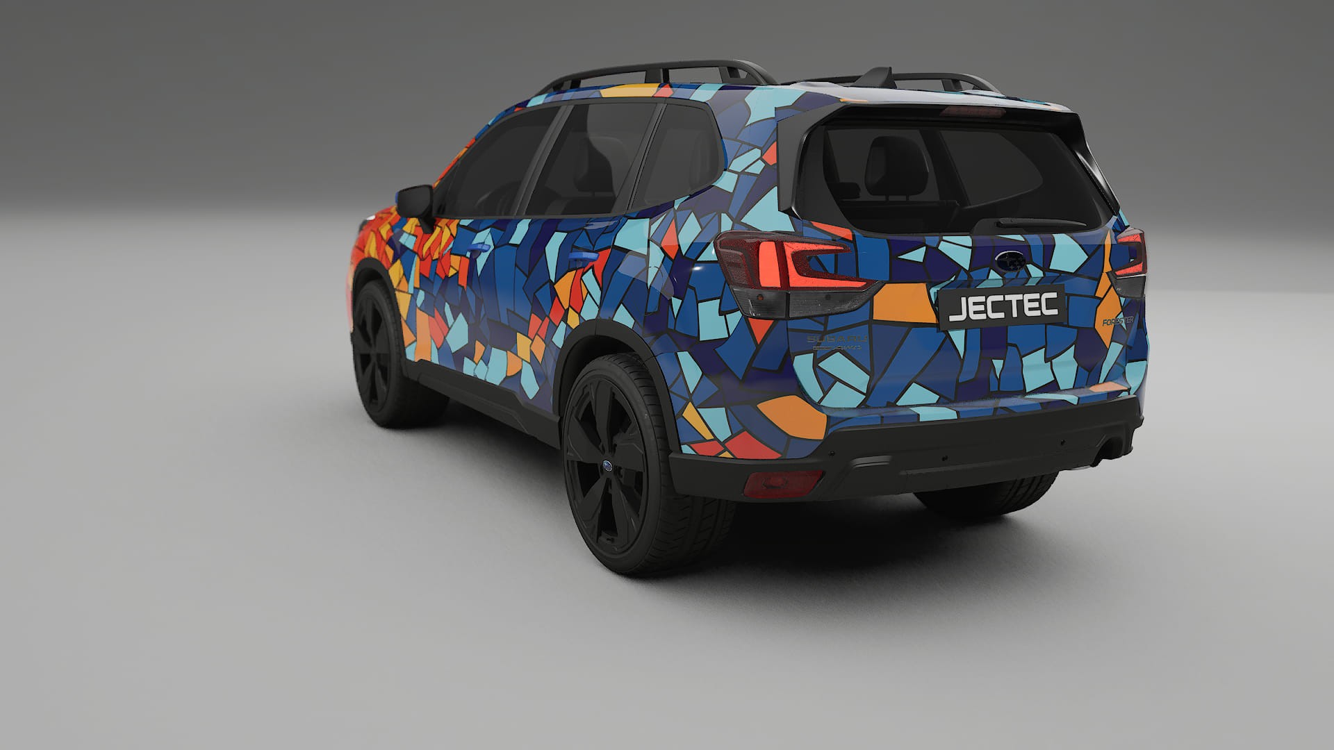 Subaru Forester V SK facelift LCI BARCELONA Designed Wrap PPF Kit – Printable Polyurethane Film