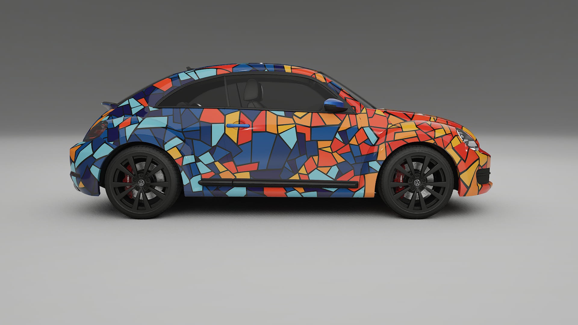 VW Beetle A5 prefacelift pre-LCI BARCELONA – Kit Wrap PPF Design en Film Polyuréthane Imprimable