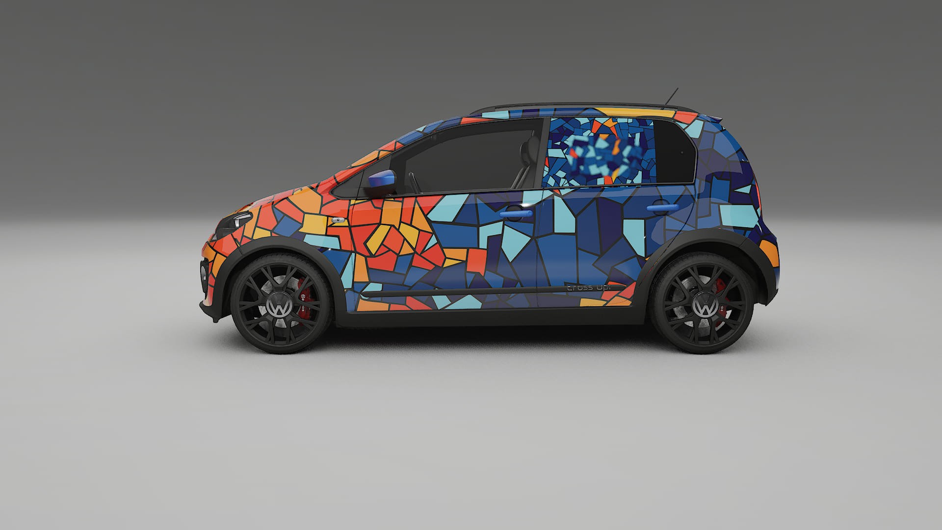 VW Cross Up BARCELONA – Kit Wrap PPF Design en Film Polyuréthane Imprimable