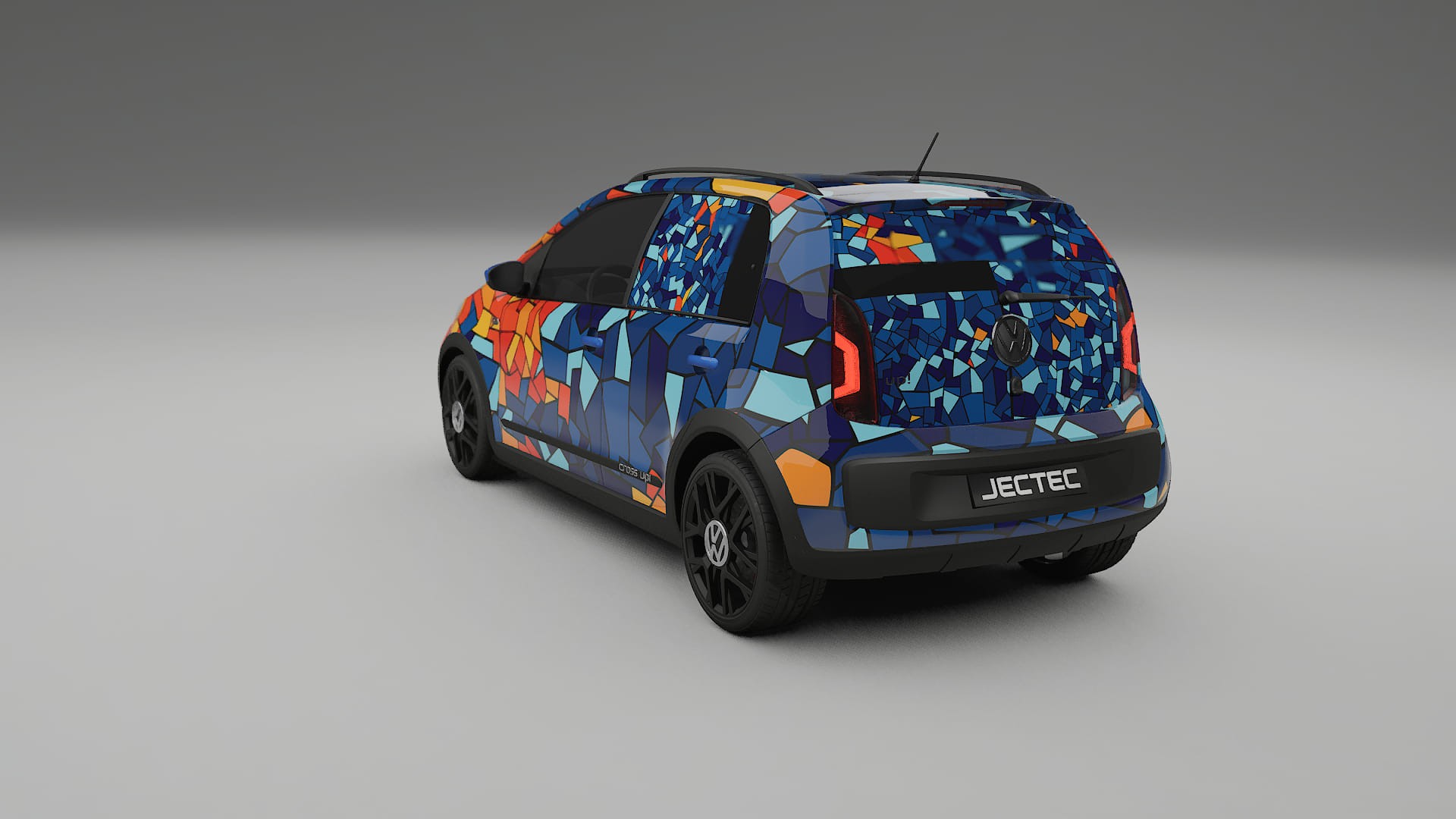 VW Cross Up BARCELONA – Kit Wrap PPF Design en Film Polyuréthane Imprimable