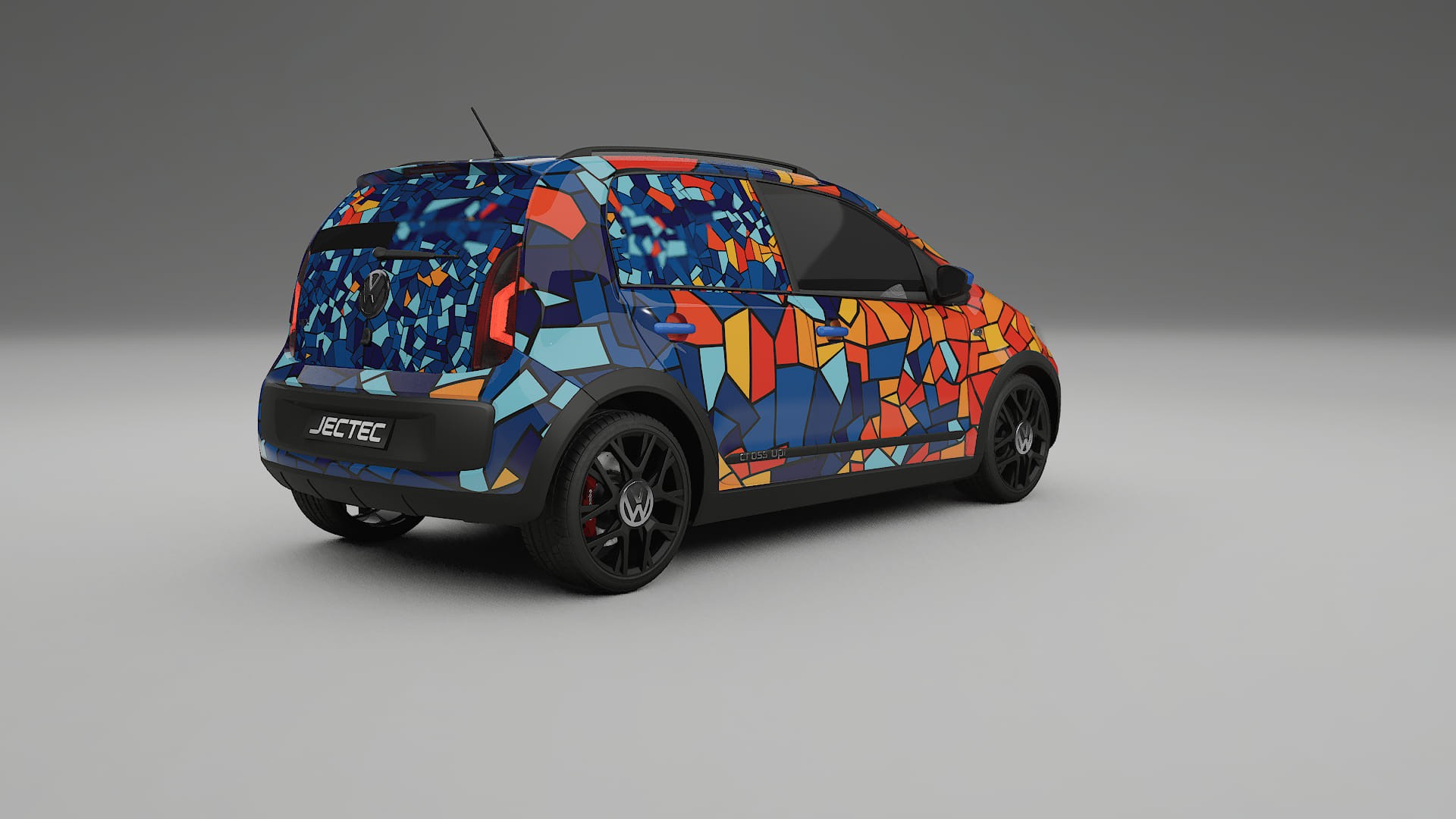 VW Cross Up BARCELONA – Kit Wrap PPF Design en Film Polyuréthane Imprimable