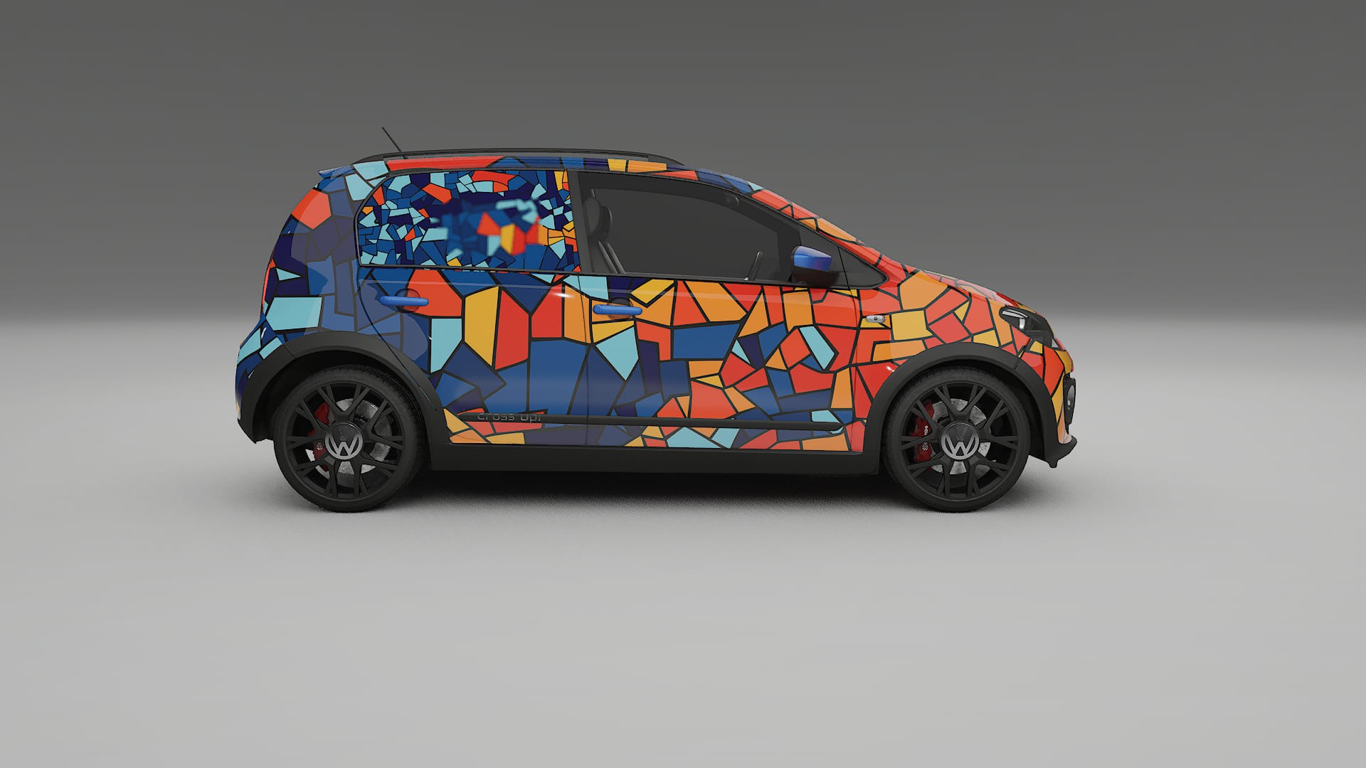 VW Cross Up BARCELONA – Kit Wrap PPF Design en Film Polyuréthane Imprimable