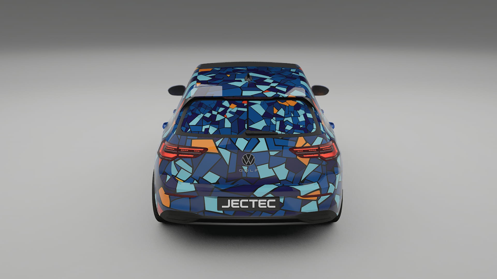 VW Golf Mk8 BARCELONA – Kit Wrap PPF Design en Film Polyuréthane Imprimable