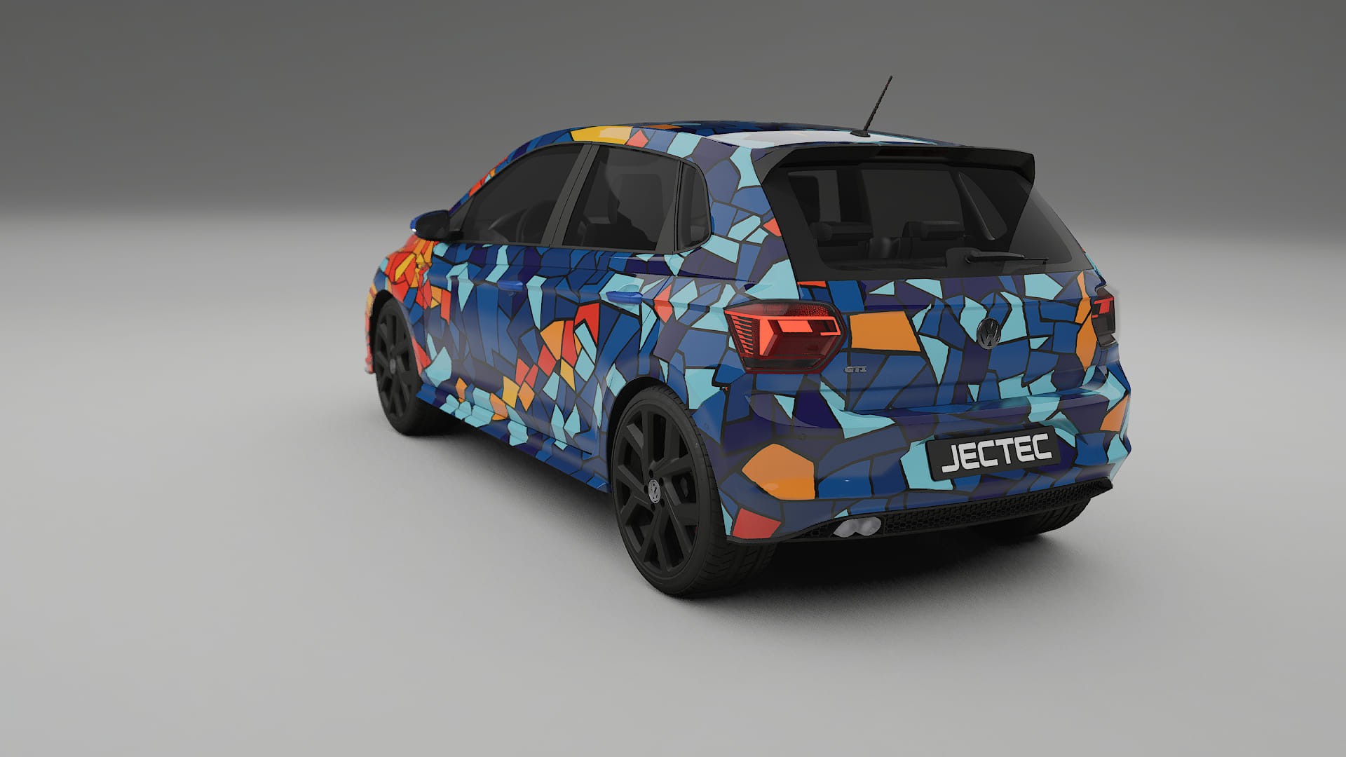 VW Polo GTI VI BARCELONA – Kit Wrap PPF Design en Film Polyuréthane Imprimable