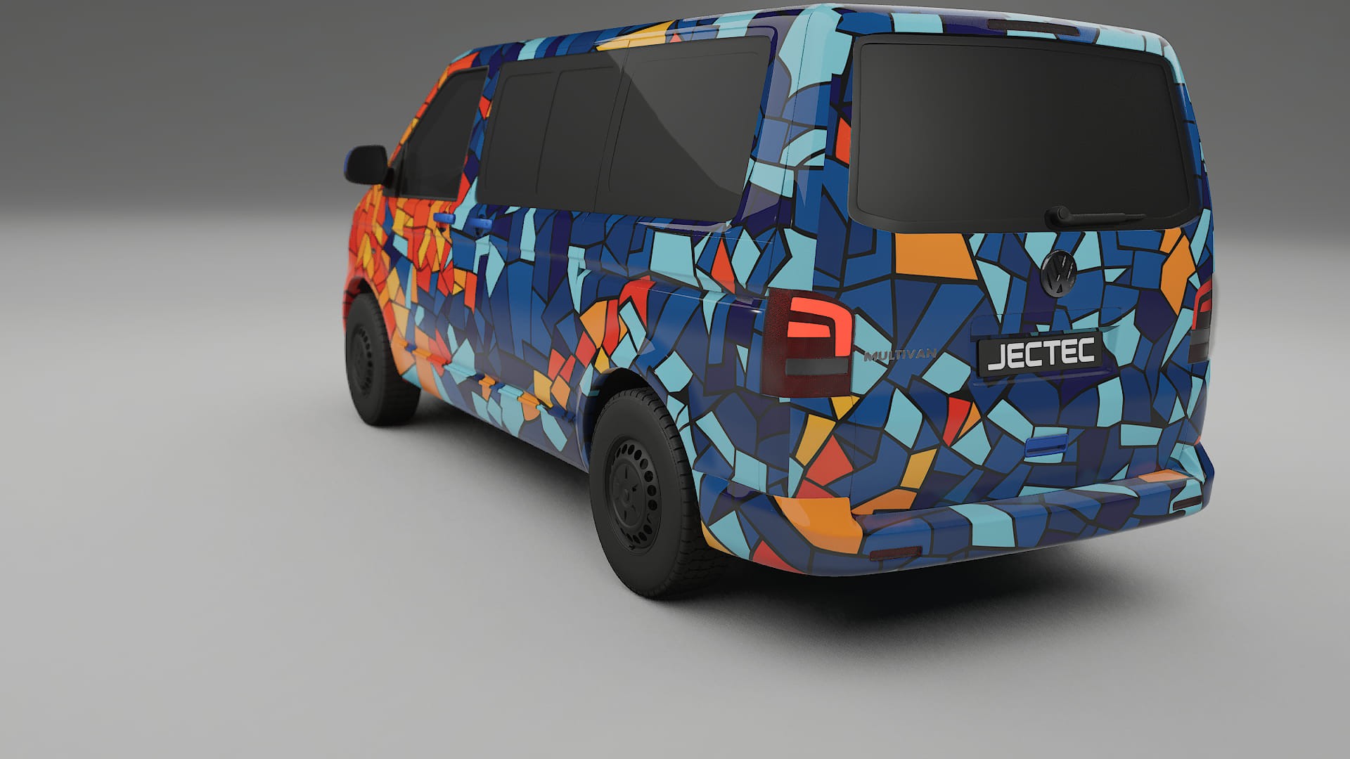 VW Transporter T5 Caravelle BARCELONA – Kit Wrap PPF Design en Film Polyuréthane Imprimable