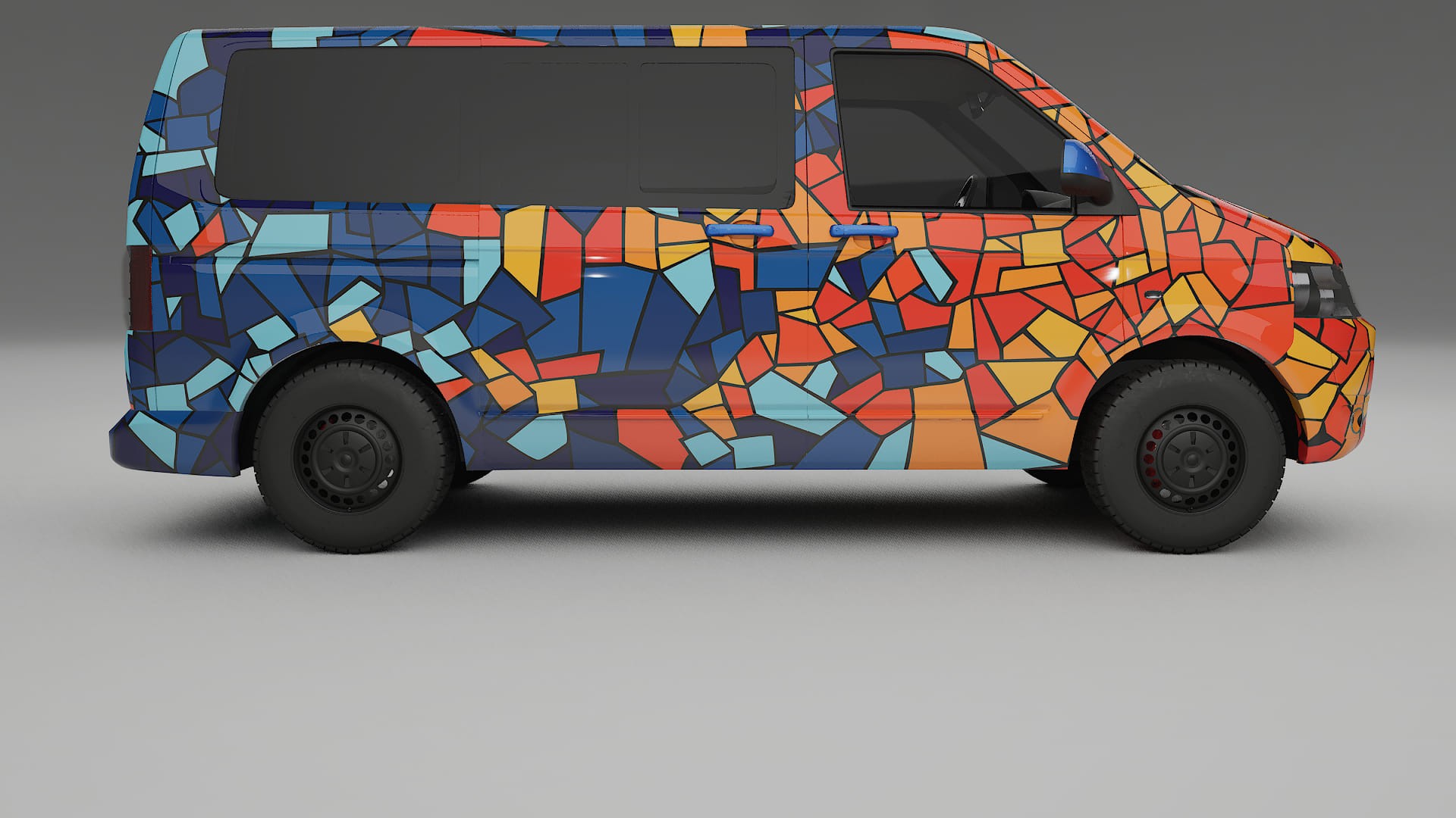 VW Transporter T5 Caravelle BARCELONA – Kit Wrap PPF Design en Film Polyuréthane Imprimable