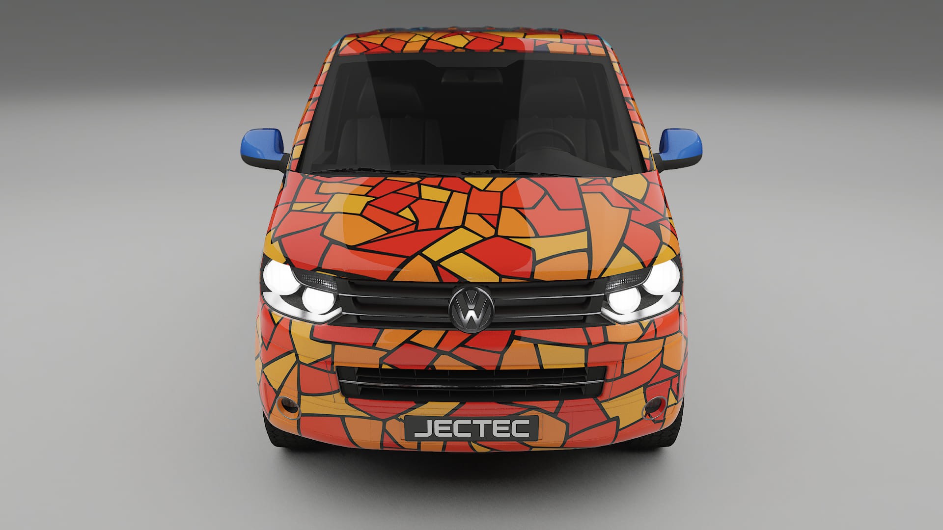 VW Transporter T5 Caravelle BARCELONA – Kit Wrap PPF Design en Film Polyuréthane Imprimable