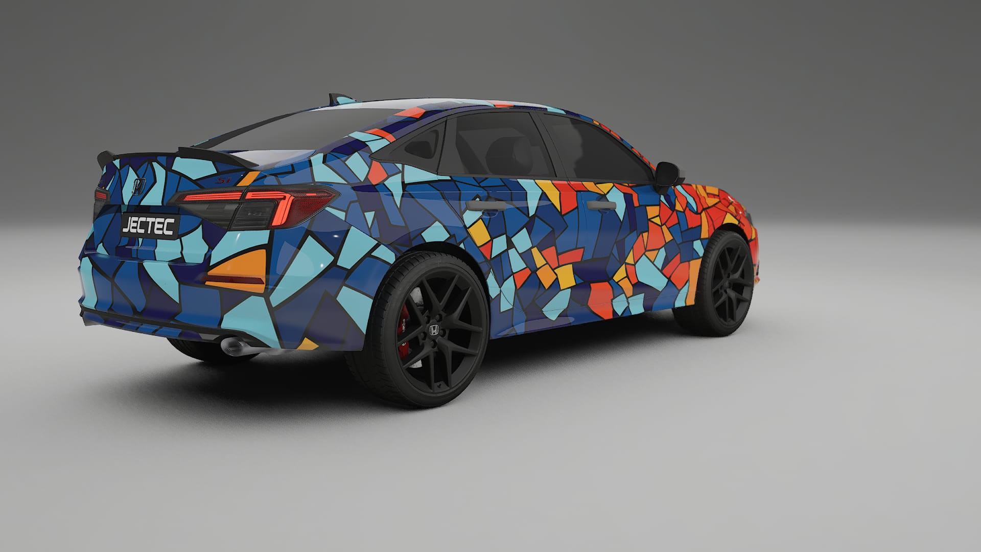 Honda Civic Si BARCELONA – Kit Wrap PPF Design en Film Polyuréthane Imprimable