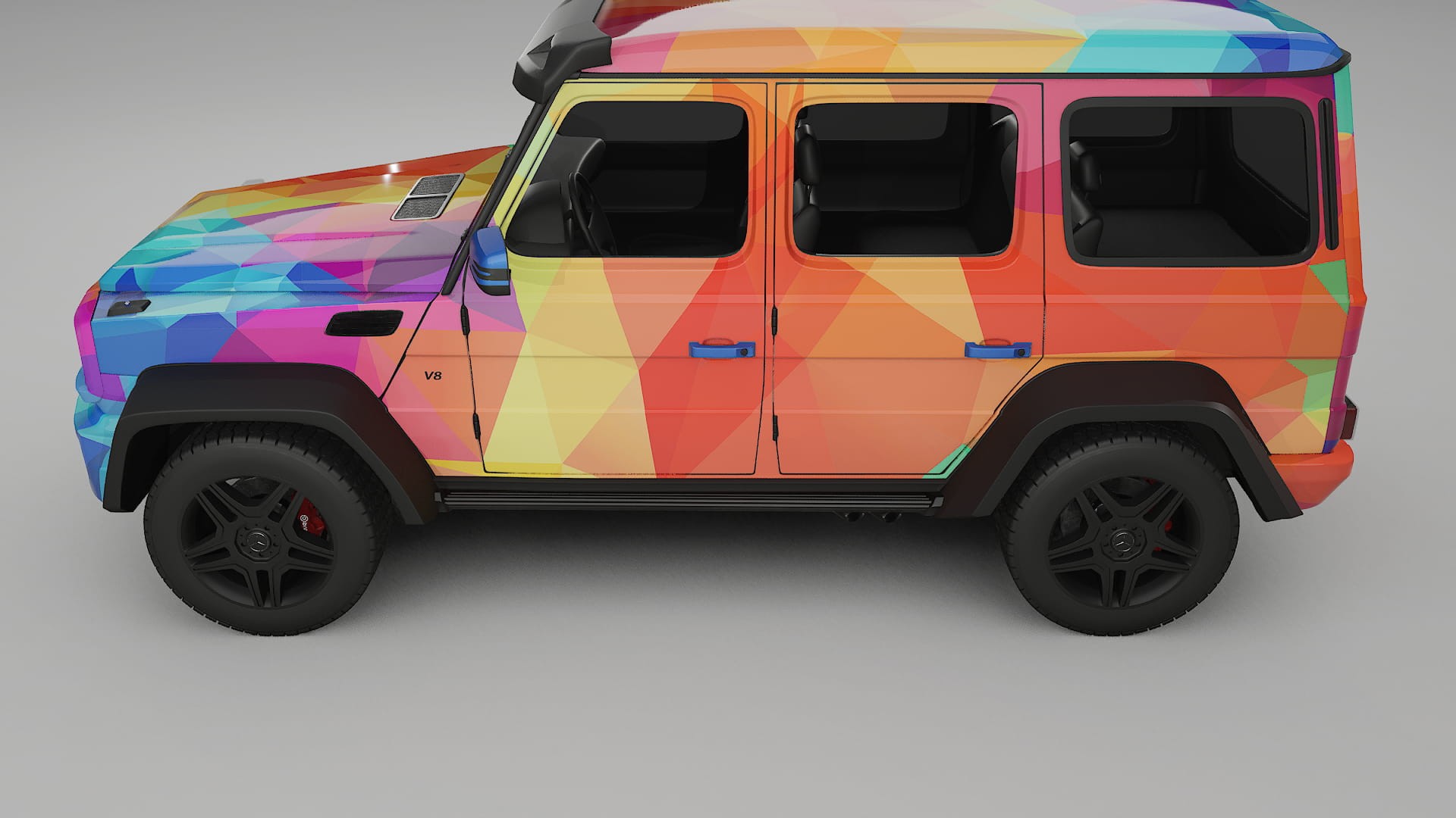 Mercedes G-class 4x4 W463 VECTOR VIBE – Kit Wrap PPF Design en Film Polyuréthane Imprimable