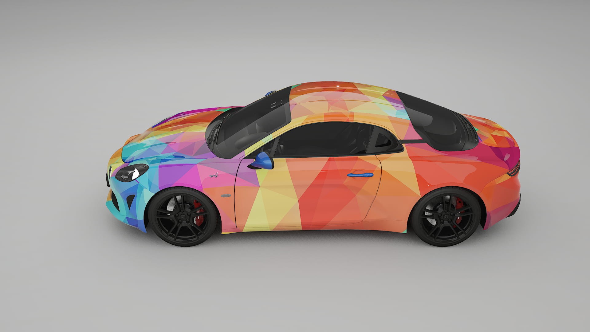 Renault Alpine A110 VECTOR VIBE – Kit Wrap PPF Design en Film Polyuréthane Imprimable