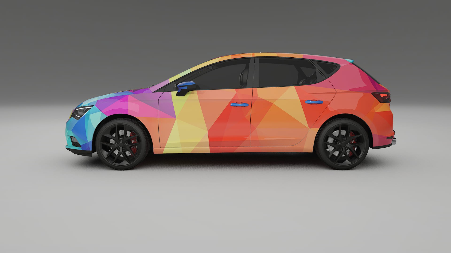 Seat Leon FR 5F VECTOR VIBE – Kit Wrap PPF Design en Film Polyuréthane Imprimable