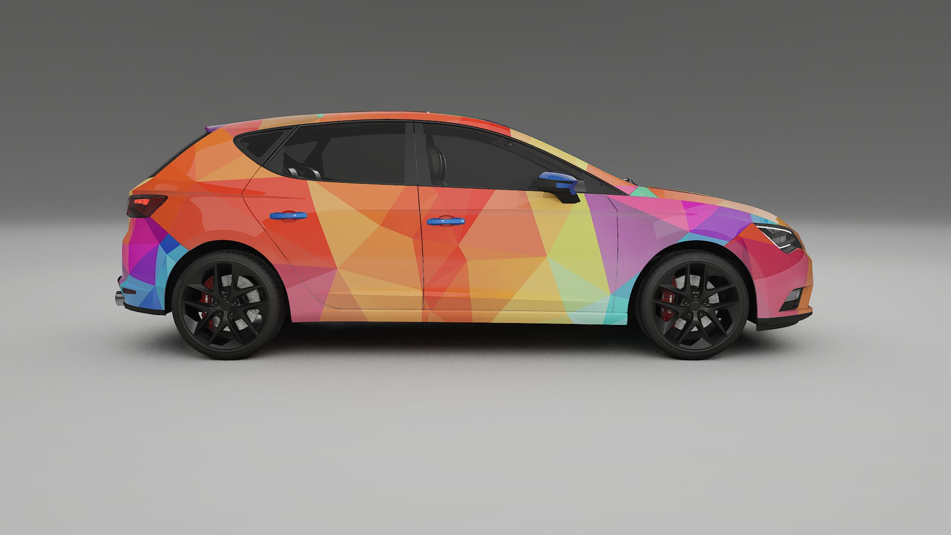 Seat Leon FR 5F VECTOR VIBE – Kit Wrap PPF Design en Film Polyuréthane Imprimable