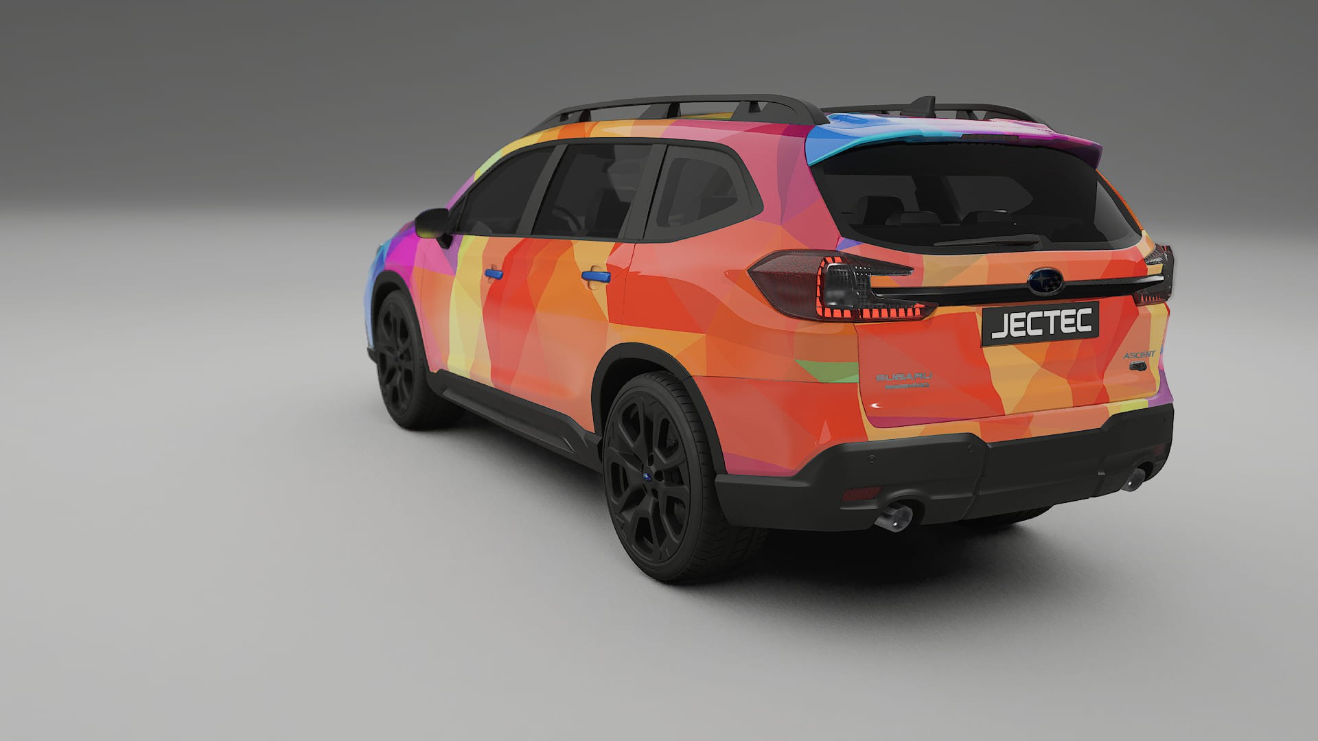 Subaru Ascent BT facelift LCI VECTOR VIBE – Kit Wrap PPF Design en Film Polyuréthane Imprimable