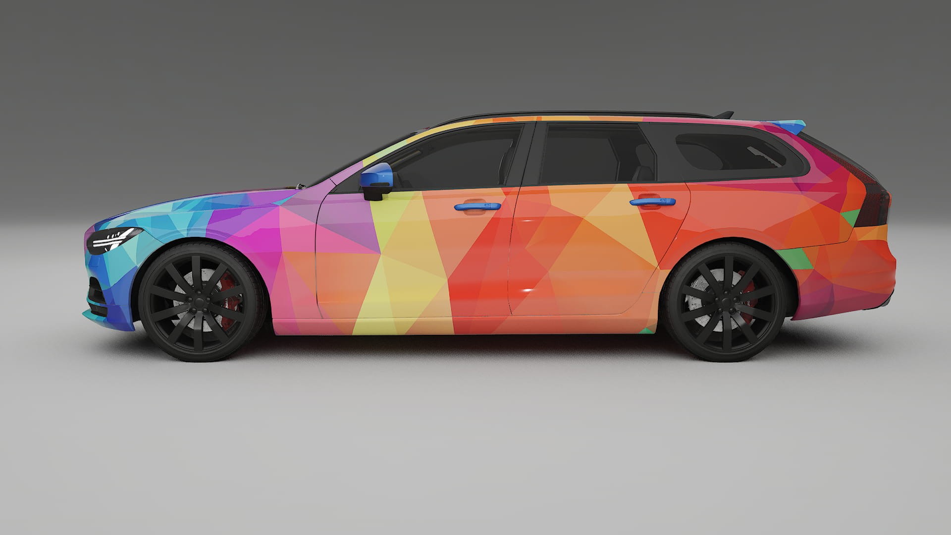 Volvo V90 P5 VECTOR VIBE – Kit Wrap PPF Design en Film Polyuréthane Imprimable