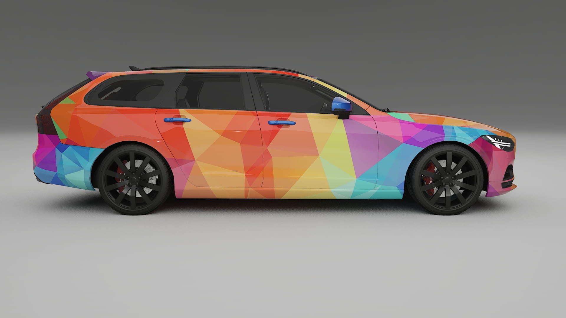 Volvo V90 P5 VECTOR VIBE – Kit Wrap PPF Design en Film Polyuréthane Imprimable