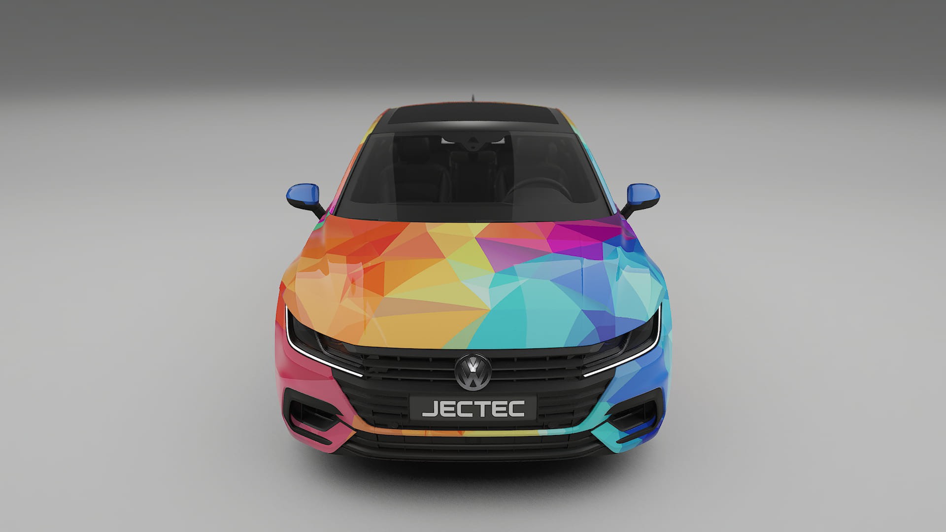 VW Arteon R 3H prefacelift pre-LCI VECTOR VIBE – Kit Wrap PPF Design en Film Polyuréthane Imprimable