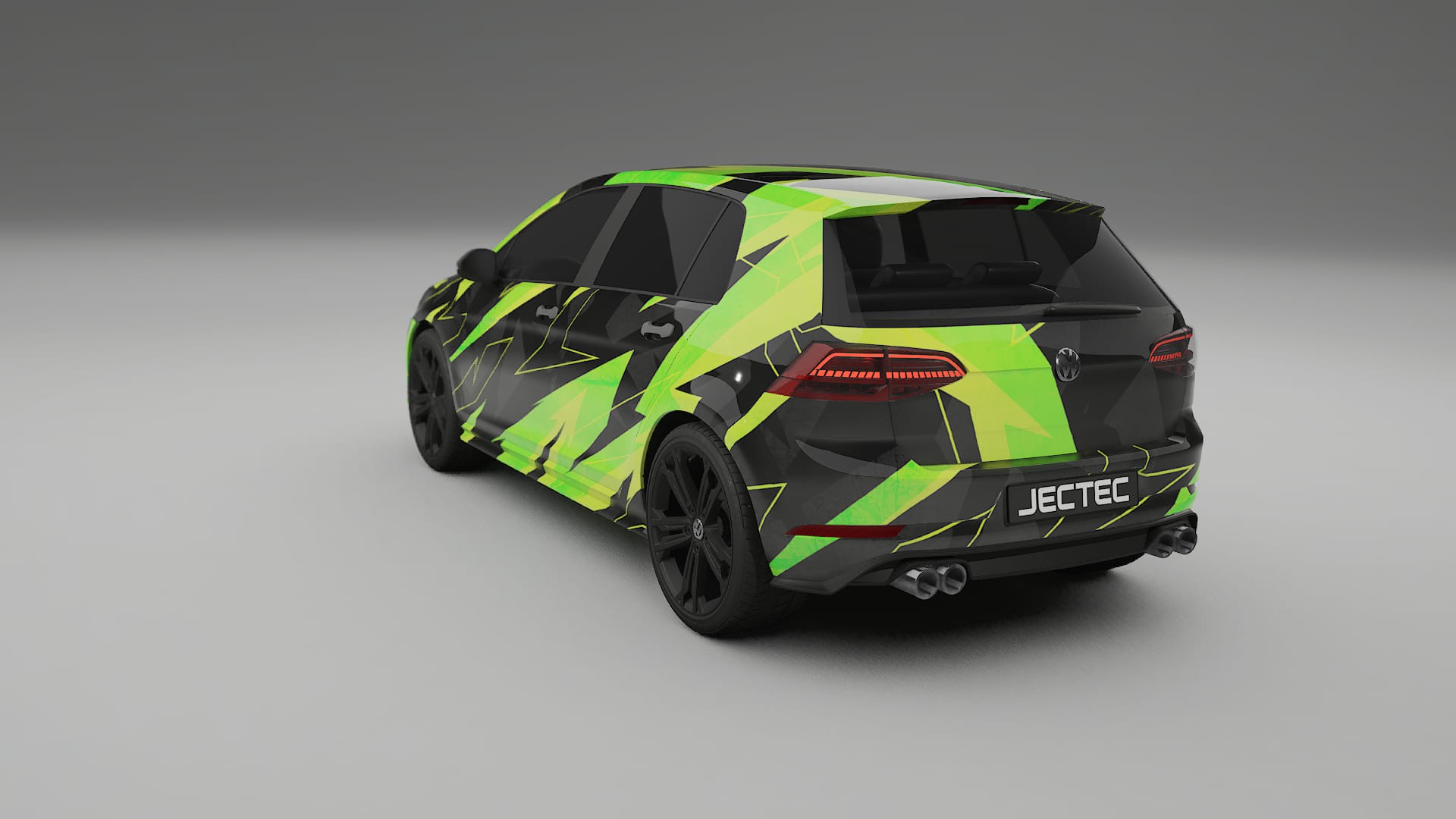VW Golf Mk7 NINJA TURTLES – Kit Wrap PPF Design en Film Polyuréthane Imprimable