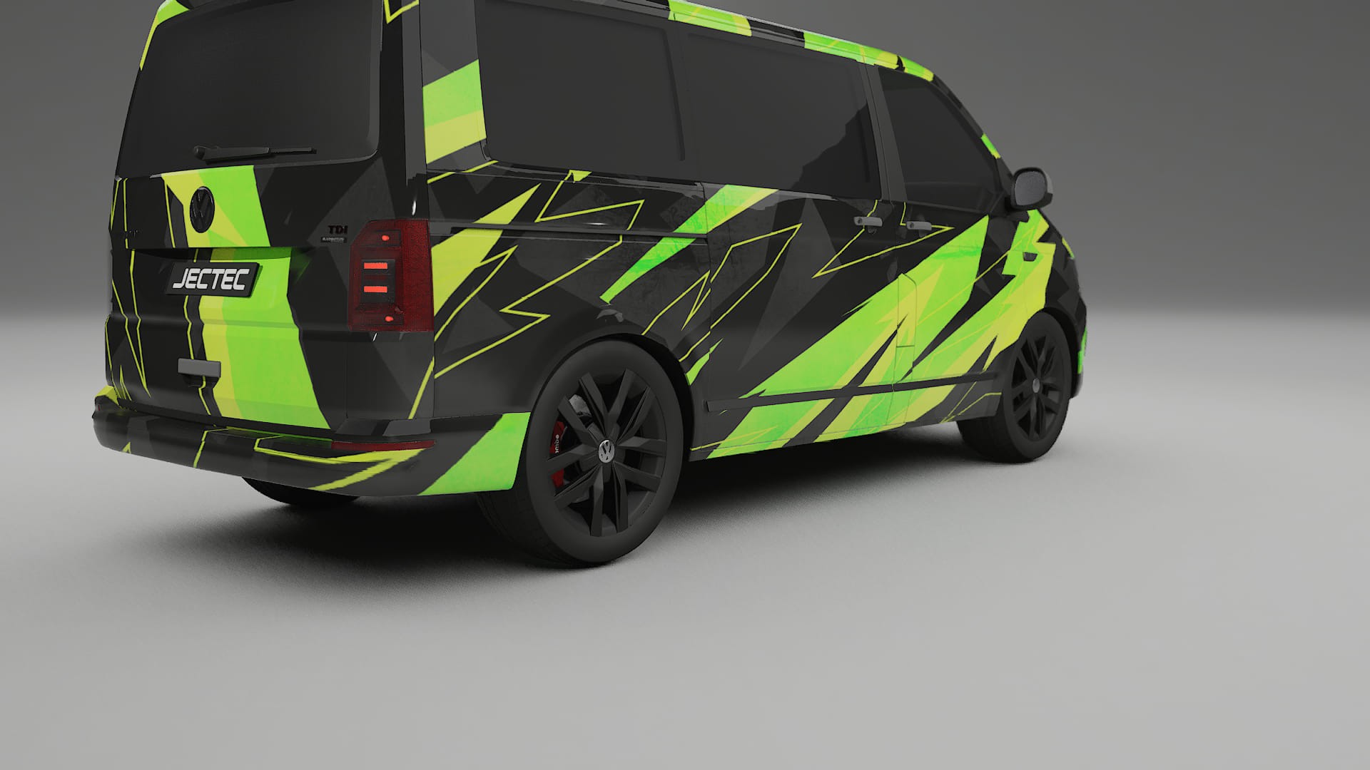 VW Transporter T6 Multivan NINJA TURTLES – Kit Wrap PPF Design en Film Polyuréthane Imprimable