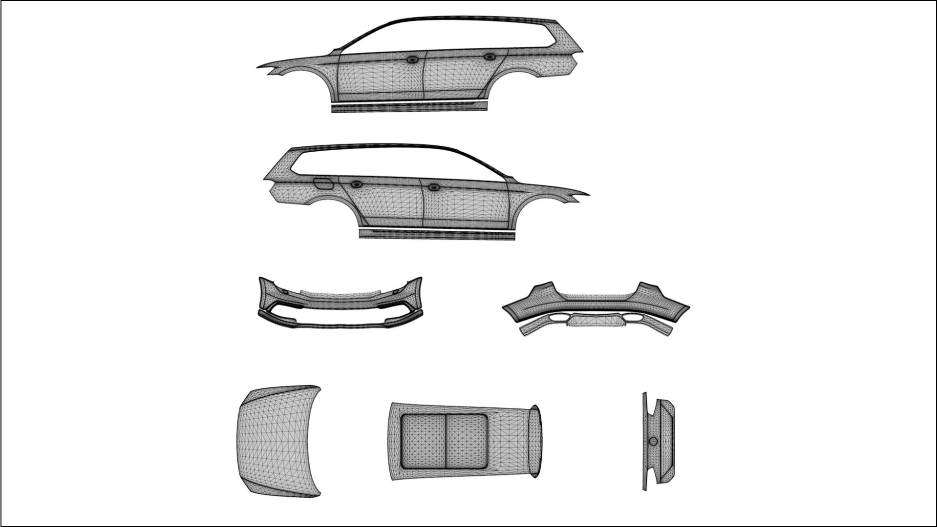 VW Passat VariantR B8 COBRA 11 – Kit Wrap PPF Design en Film Polyuréthane Imprimable