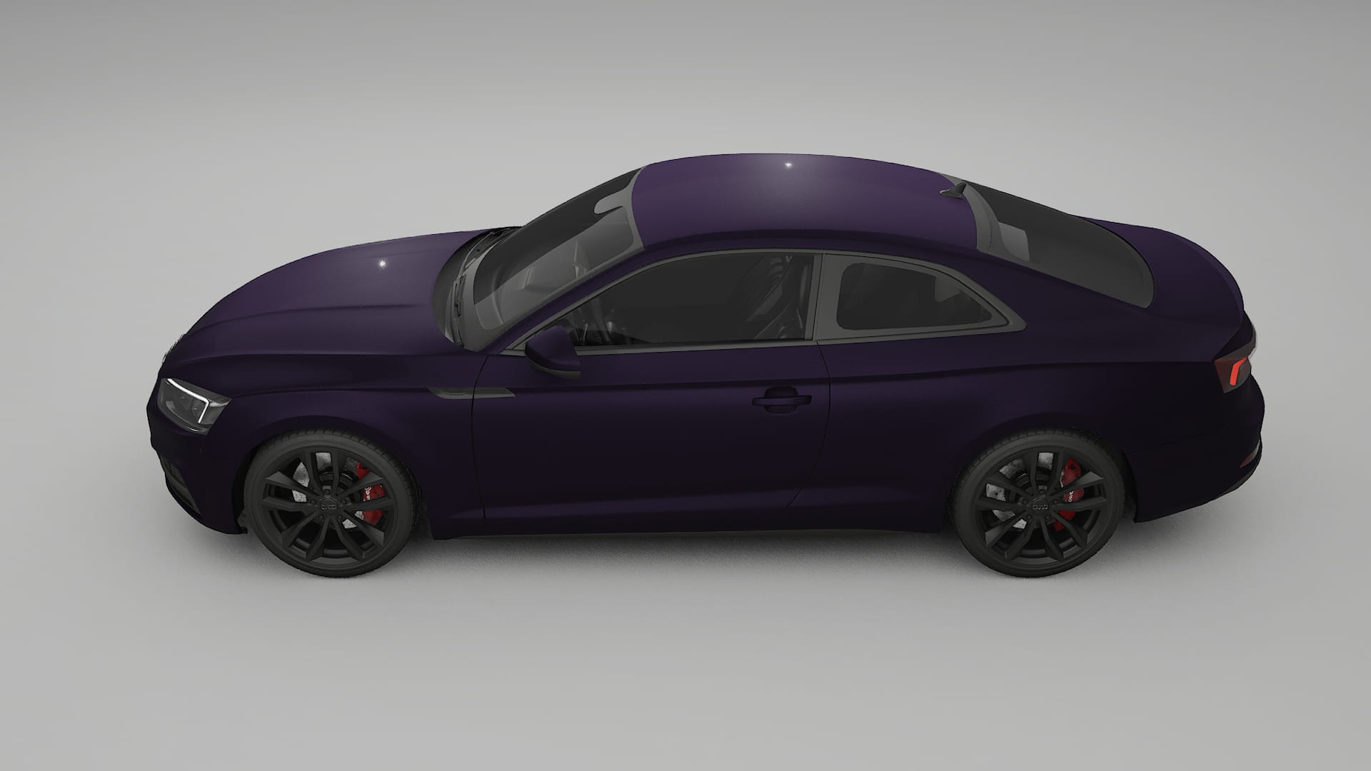 Audi S5 B9 prefacelift pre LCI Film de Protection de Peinture TPU | VIOLET PPF Couleur – Kit Complet Pré-découpé