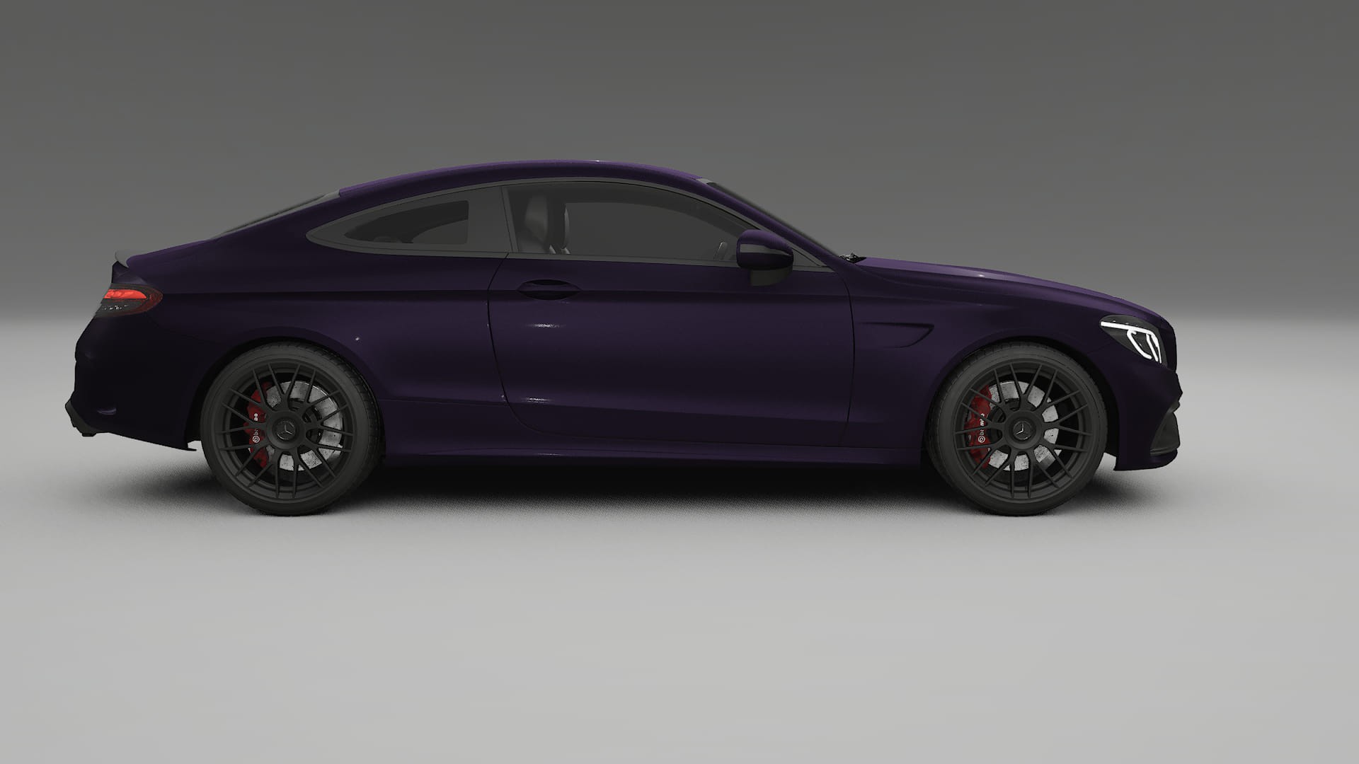 Mercedes C63 AMG W205 Coupe Film de Protection de Peinture TPU | VIOLET PPF Couleur – Kit Complet Pré-découpé