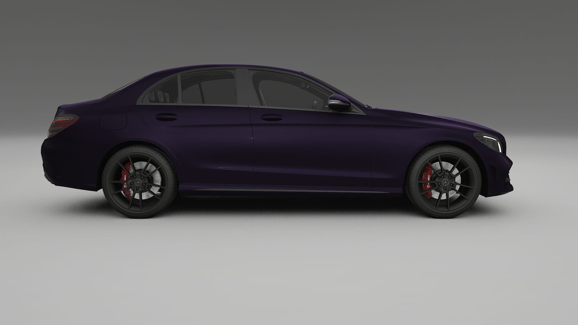 Mercedes C Class W205 AMG sedan Film de Protection de Peinture TPU | VIOLET PPF Couleur – Kit Complet Pré-découpé