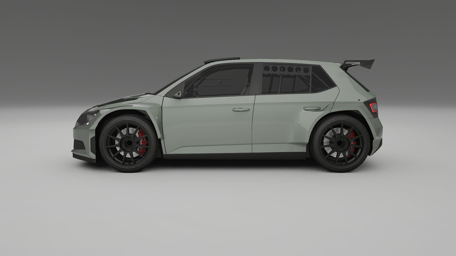Škoda Fabia R5 6V Film de Protection de Peinture TPU | SLATE PPF Couleur – Kit Complet Pré-découpé