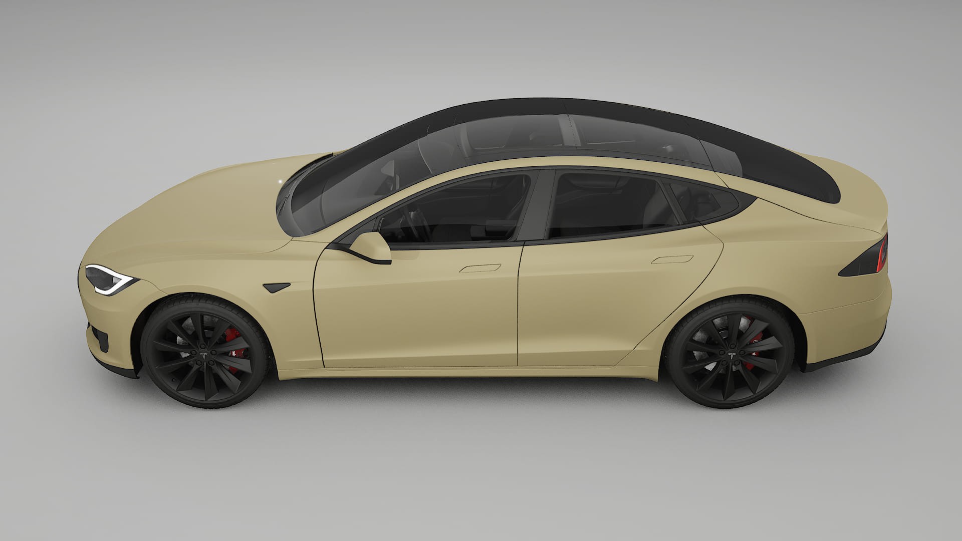 Tesla Model S Film de Protection de Peinture TPU | SAND PPF Couleur – Kit Complet Pré-découpé