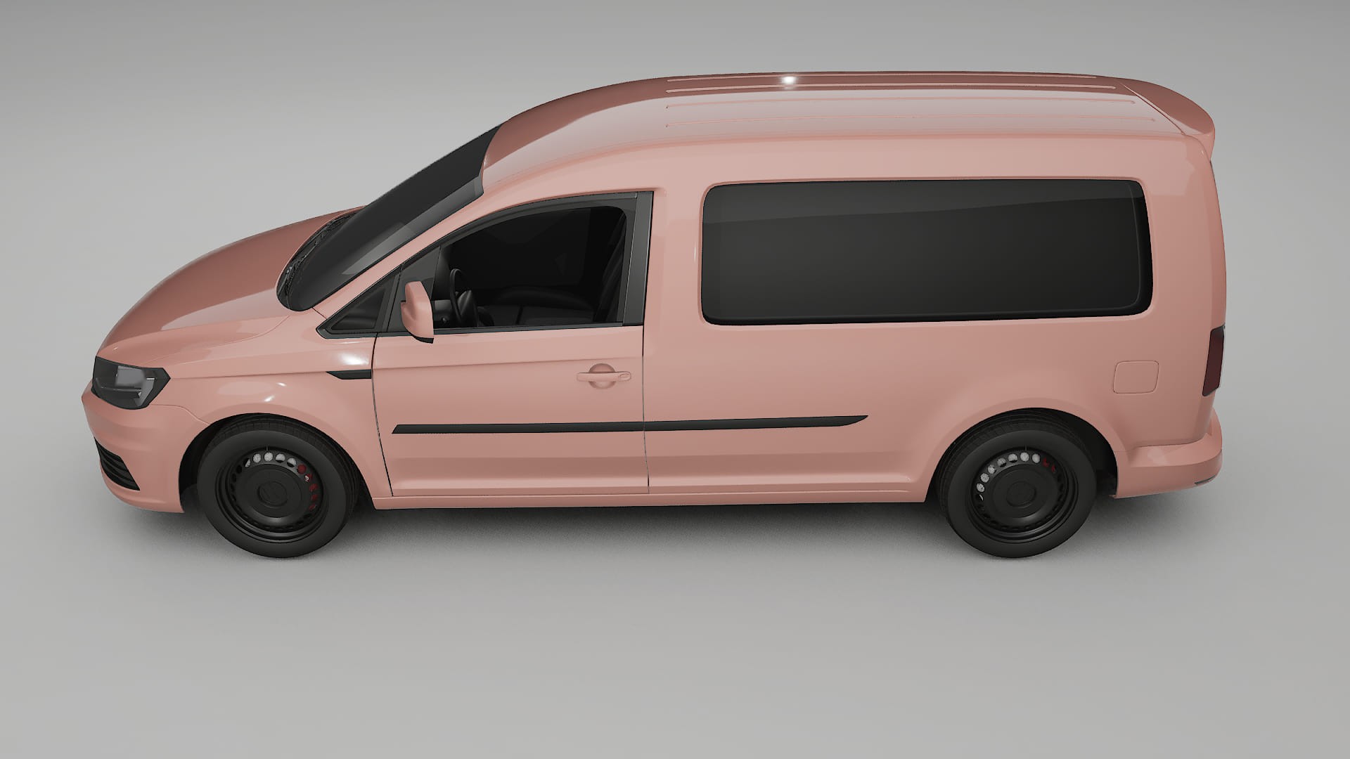 VW Caddy Maxi SB Film de Protection de Peinture TPU | BLUSH PPF Couleur – Kit Complet Pré-découpé