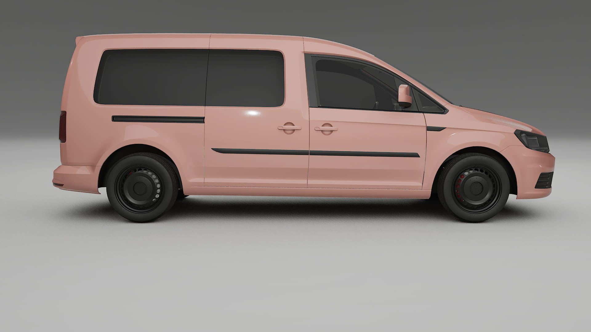 VW Caddy Maxi SB Film de Protection de Peinture TPU | BLUSH PPF Couleur – Kit Complet Pré-découpé
