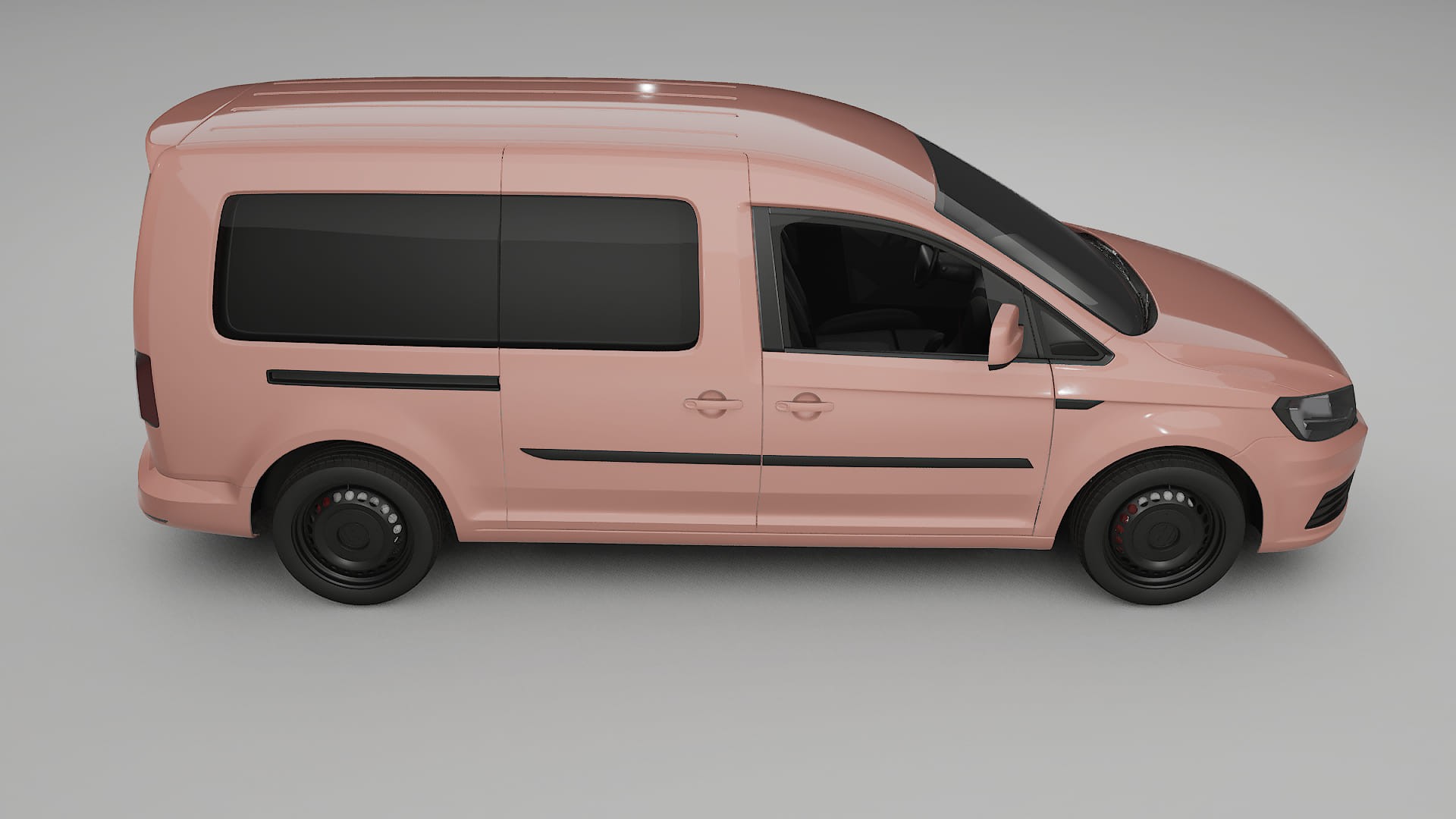 VW Caddy Maxi SB Film de Protection de Peinture TPU | BLUSH PPF Couleur – Kit Complet Pré-découpé