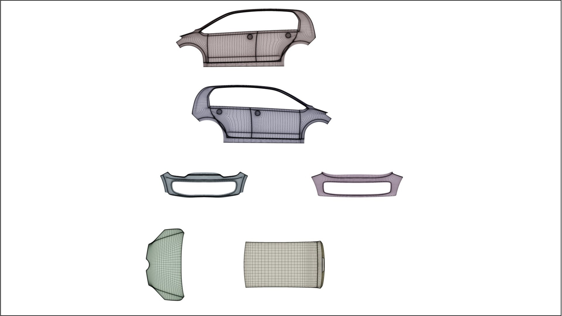 VW Cross Up Film de Protection de Peinture TPU | SLATE PPF Couleur – Kit Complet Pré-découpé