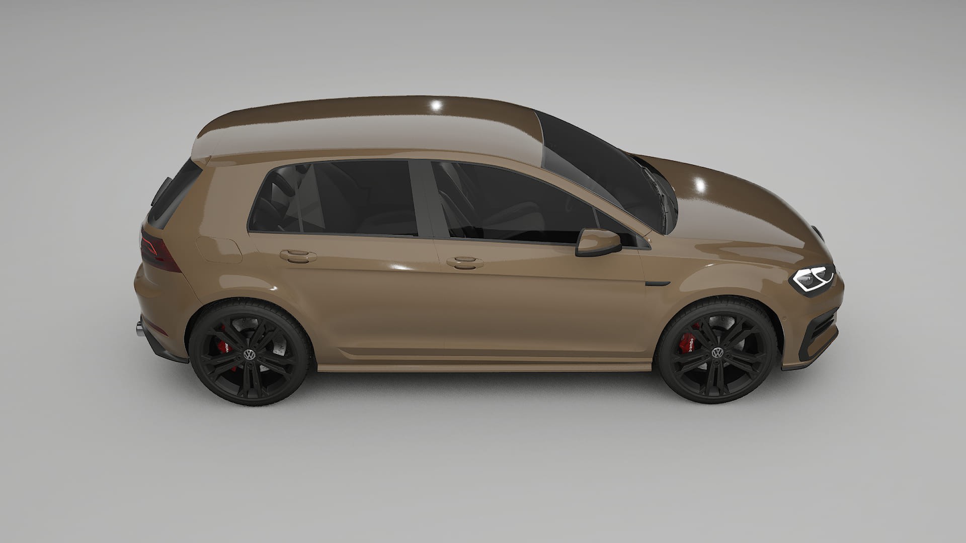 VW Golf Mk7 Film de Protection de Peinture TPU | SAHARA PPF Couleur – Kit Complet Pré-découpé